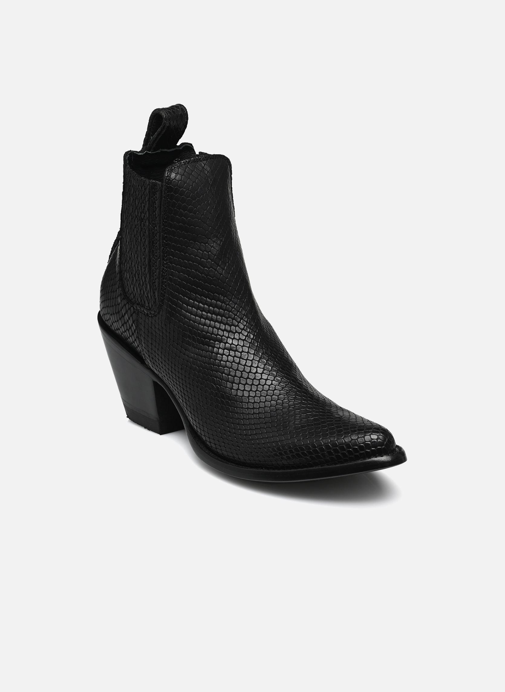 Bottines santiags Estudio femme noir Mexicana Bottines santiags Estudio femme noir Black snake