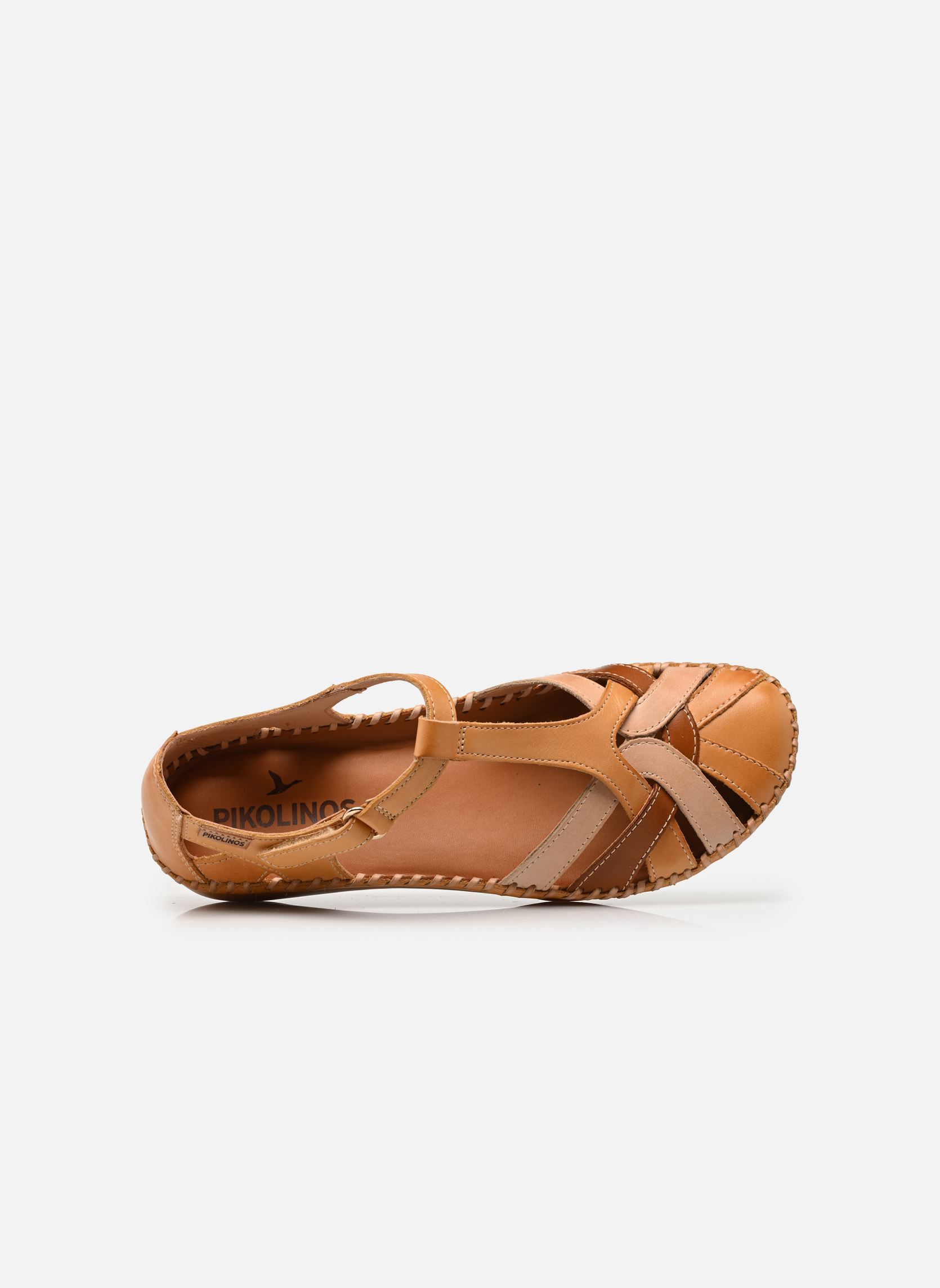 Sandales compensées et plateformes P. Vallarta 655-0732C5 femme orange Pikolinos Sandales compensées et plateformes P. Vallarta 655-0732C5 femme orange VAINILLA