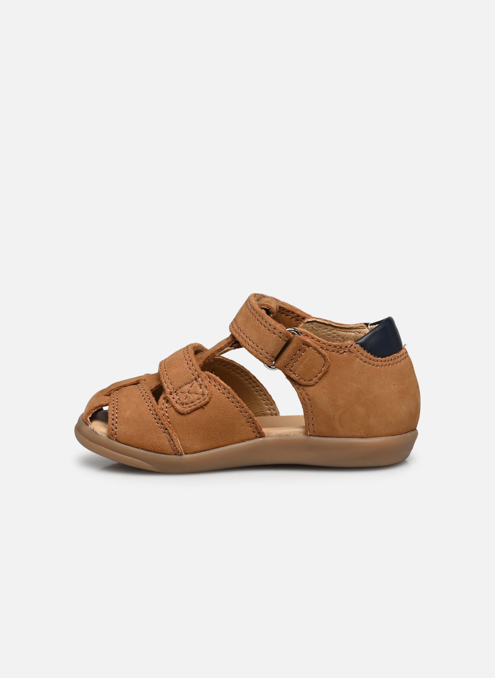 Sandales Pika Scratch garçon marron Shoo Pom Sandales Pika Scratch garçon marron CAMEL