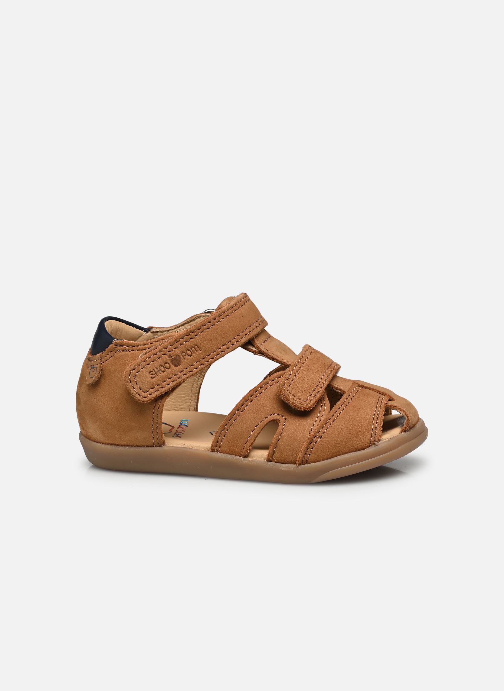 Sandales Pika Scratch garçon marron Shoo Pom Sandales Pika Scratch garçon marron CAMEL