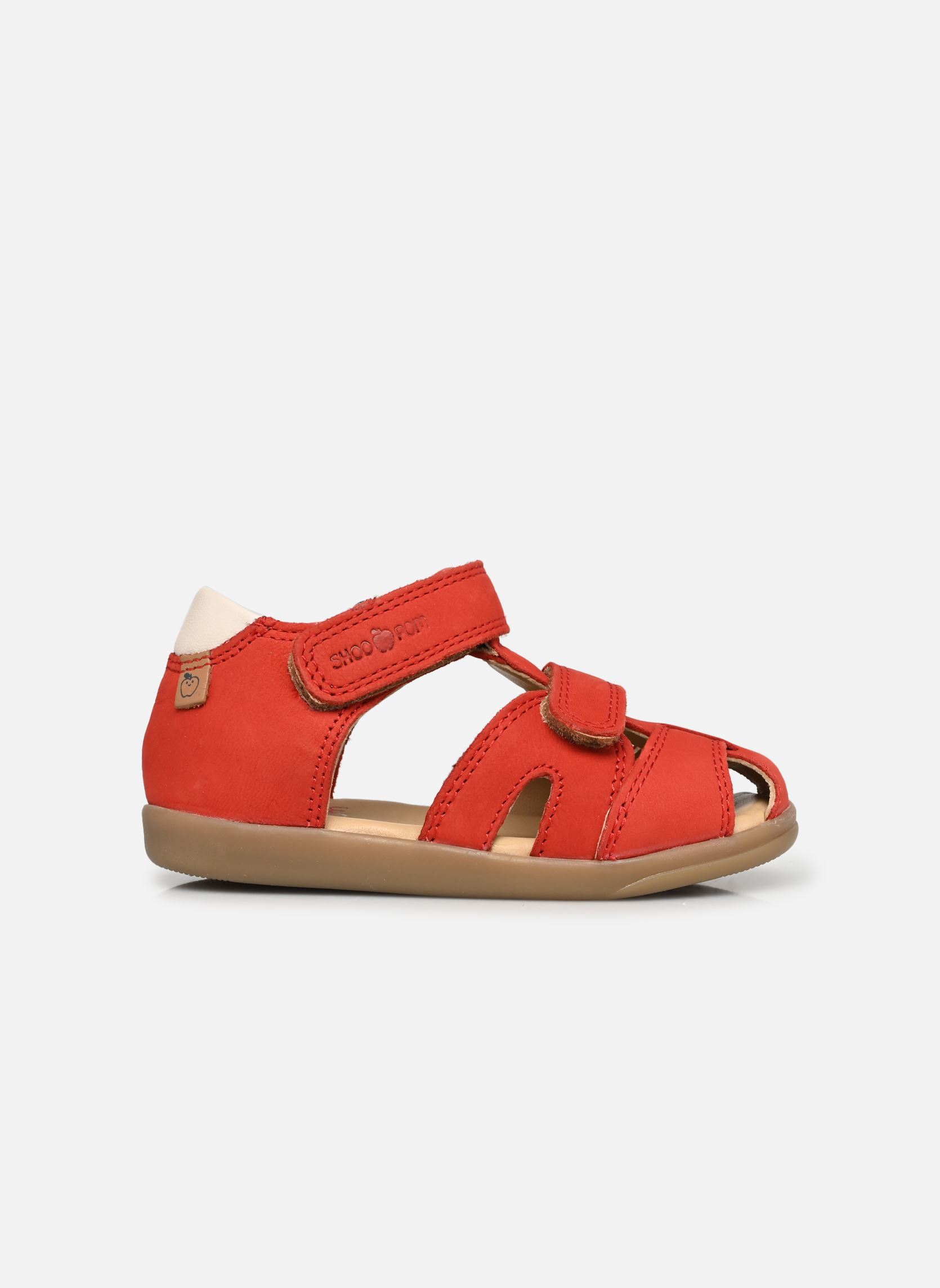 Sandales Pika Scratch garçon rouge Shoo Pom Sandales Pika Scratch garçon rouge ROUGE