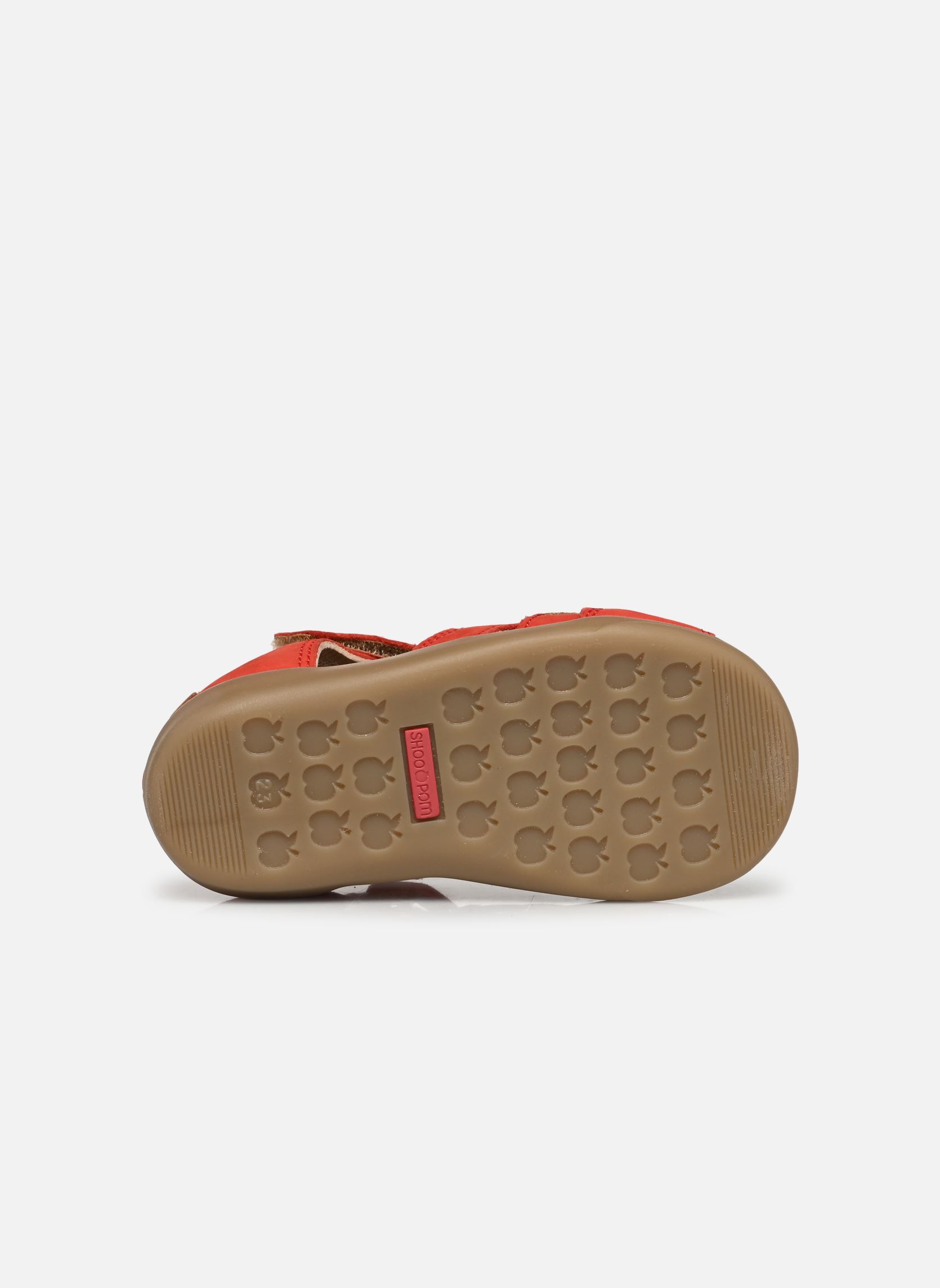 Sandales Pika Scratch garçon rouge Shoo Pom Sandales Pika Scratch garçon rouge ROUGE