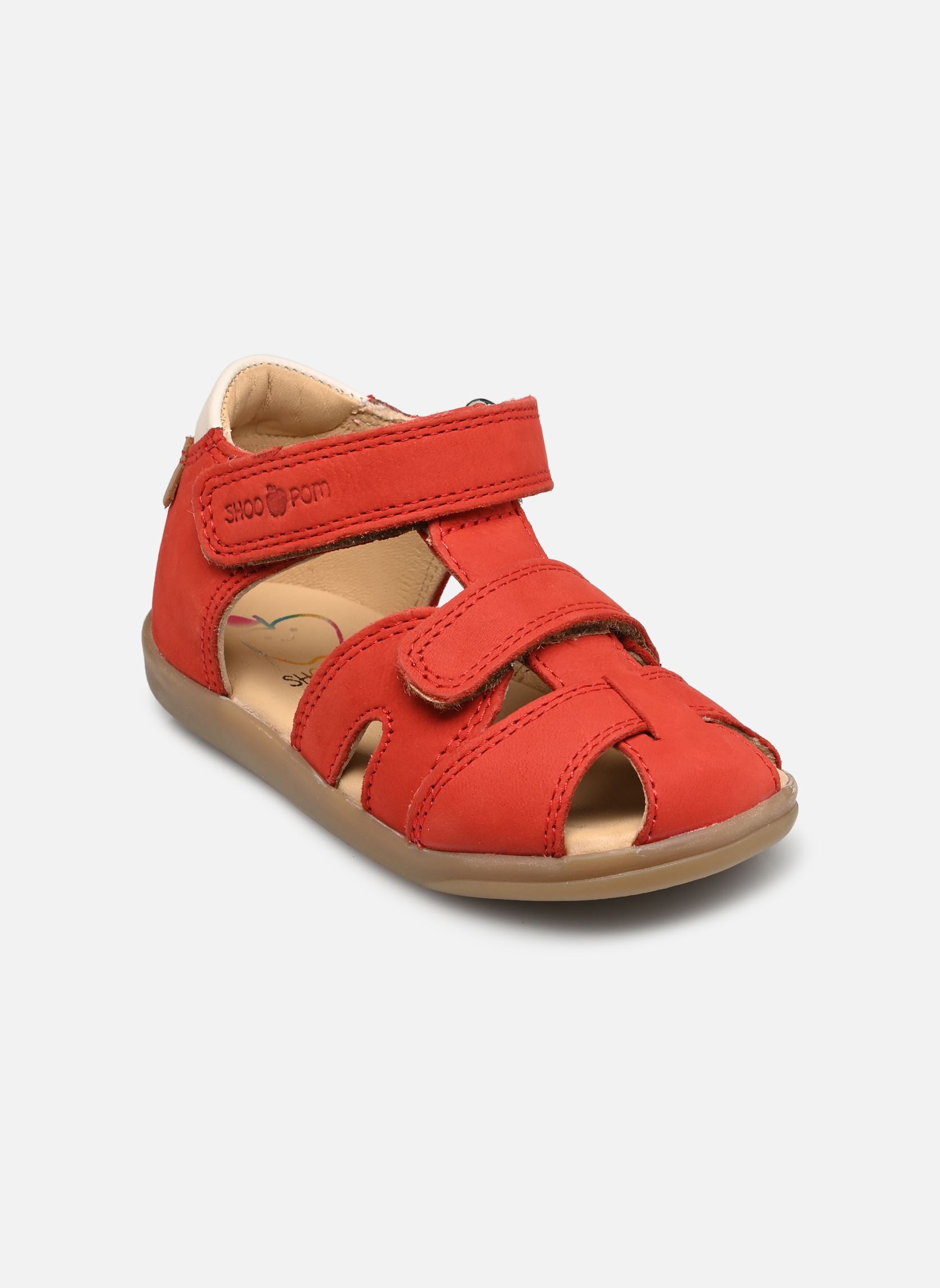 Sandales Pika Scratch garçon rouge Shoo Pom Sandales Pika Scratch garçon rouge ROUGE