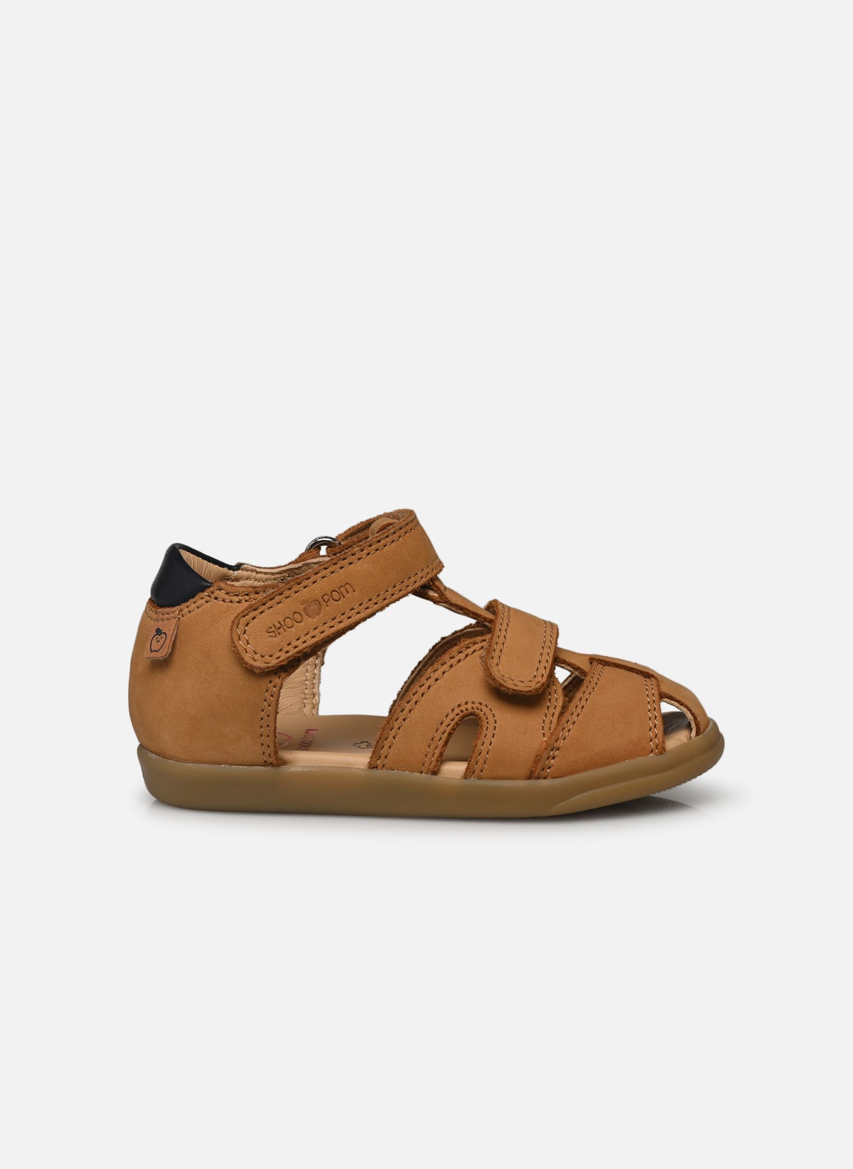 Sandales Pika Scratch garçon marron Shoo Pom Sandales Pika Scratch garçon marron CAMEL 2