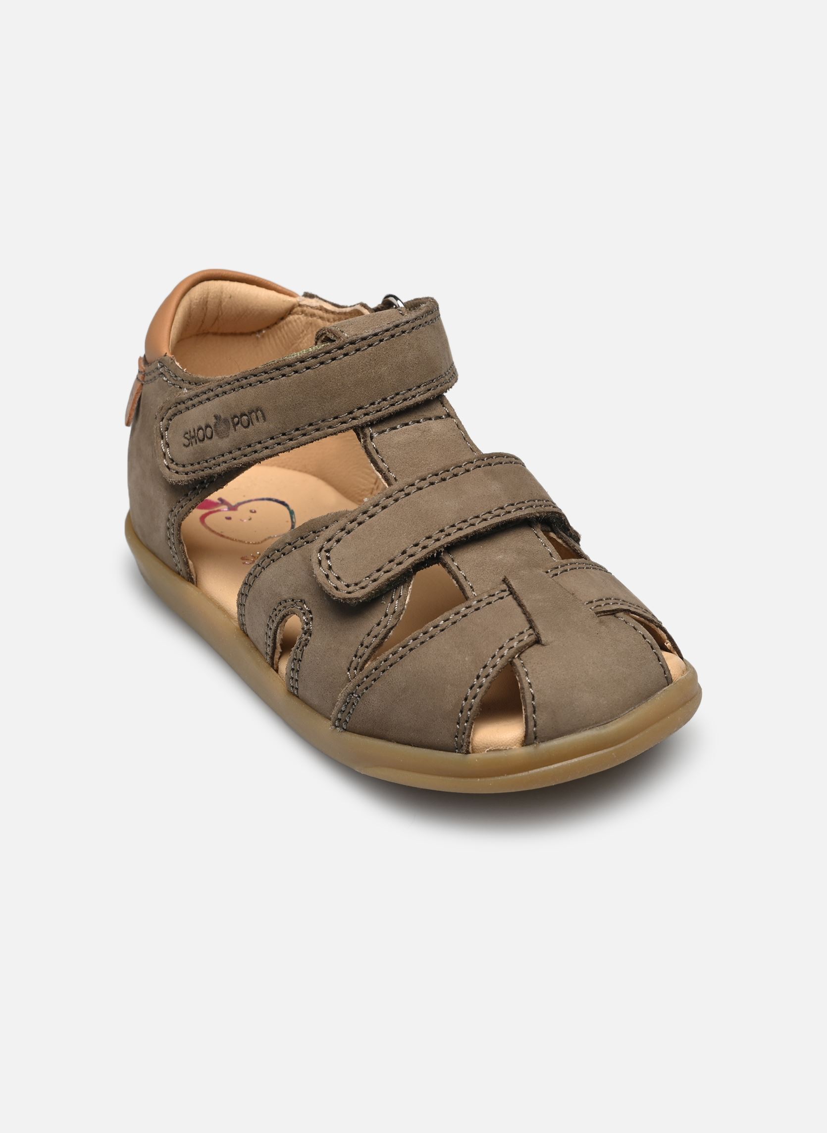 Sandales Pika Scratch garçon vert Shoo Pom Sandales Pika Scratch garçon vert KAKI 3