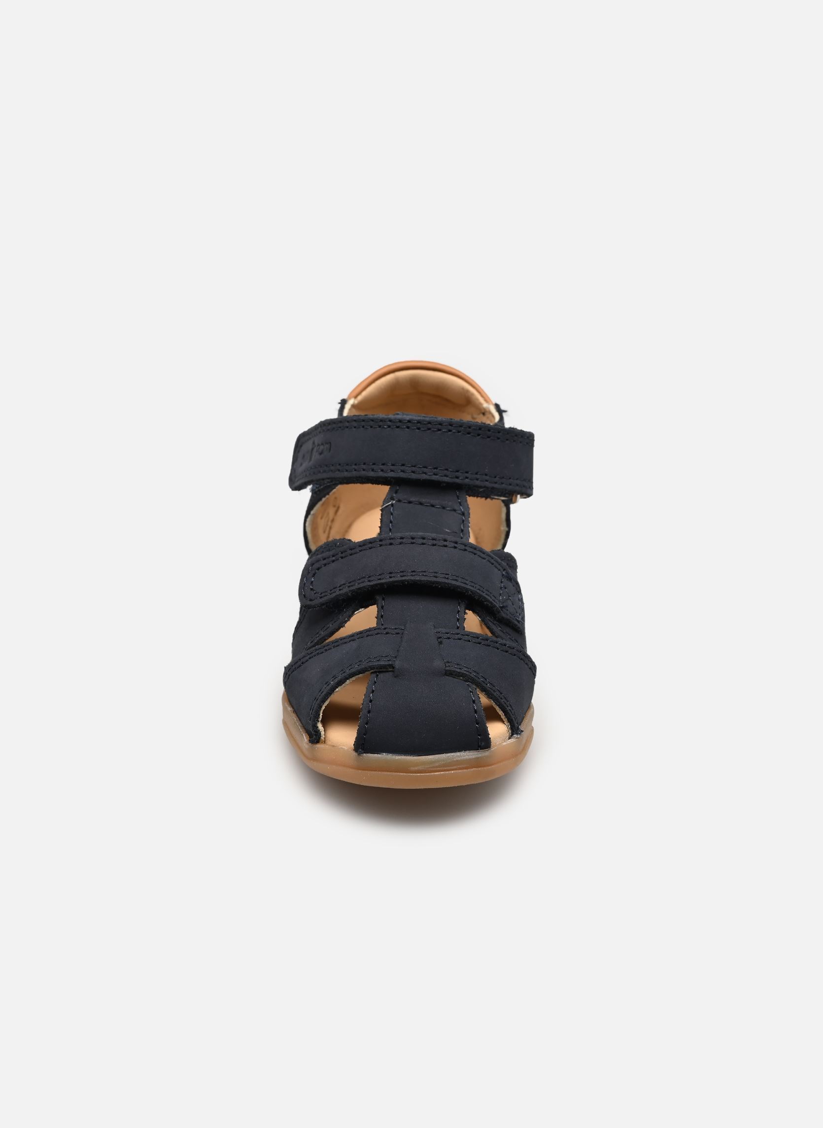Sandales Pika Scratch garçon bleu Shoo Pom Sandales Pika Scratch garçon bleu NAVY-CAMEL