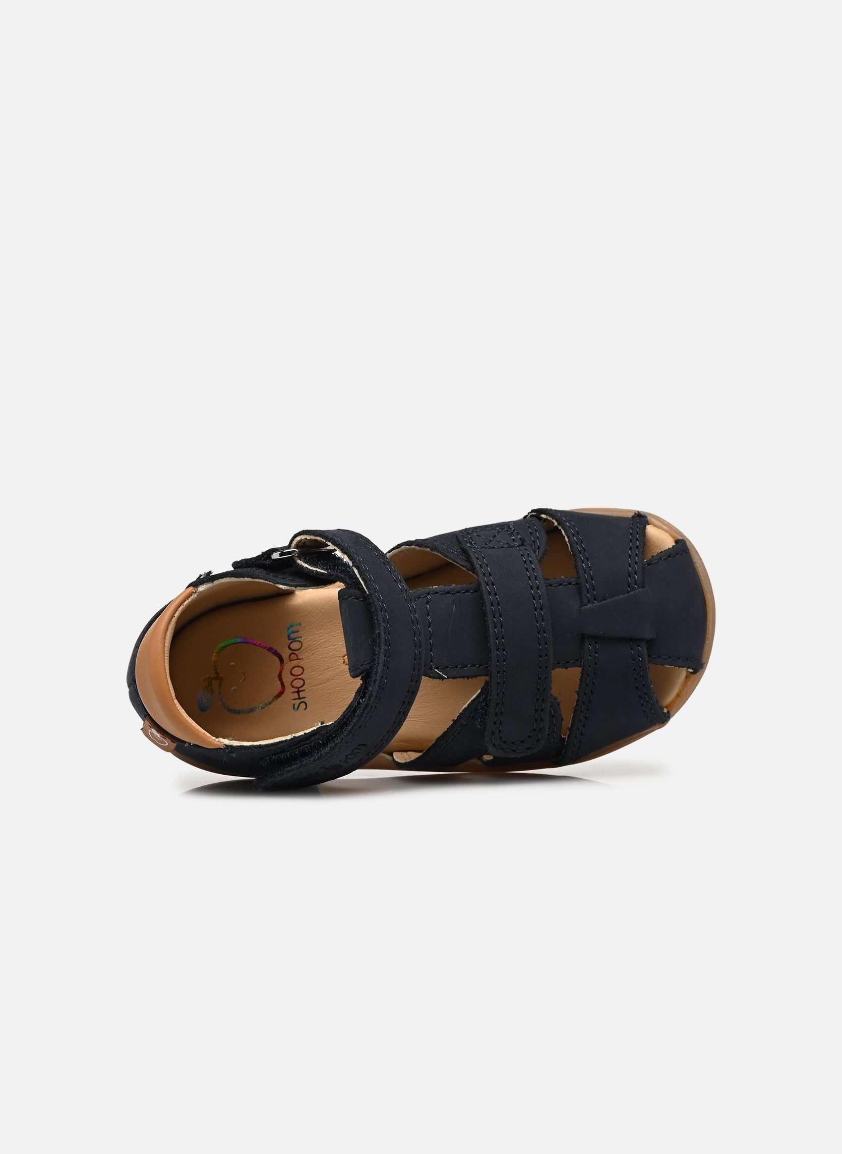 Sandales Pika Scratch garçon bleu Shoo Pom Sandales Pika Scratch garçon bleu NAVY-CAMEL
