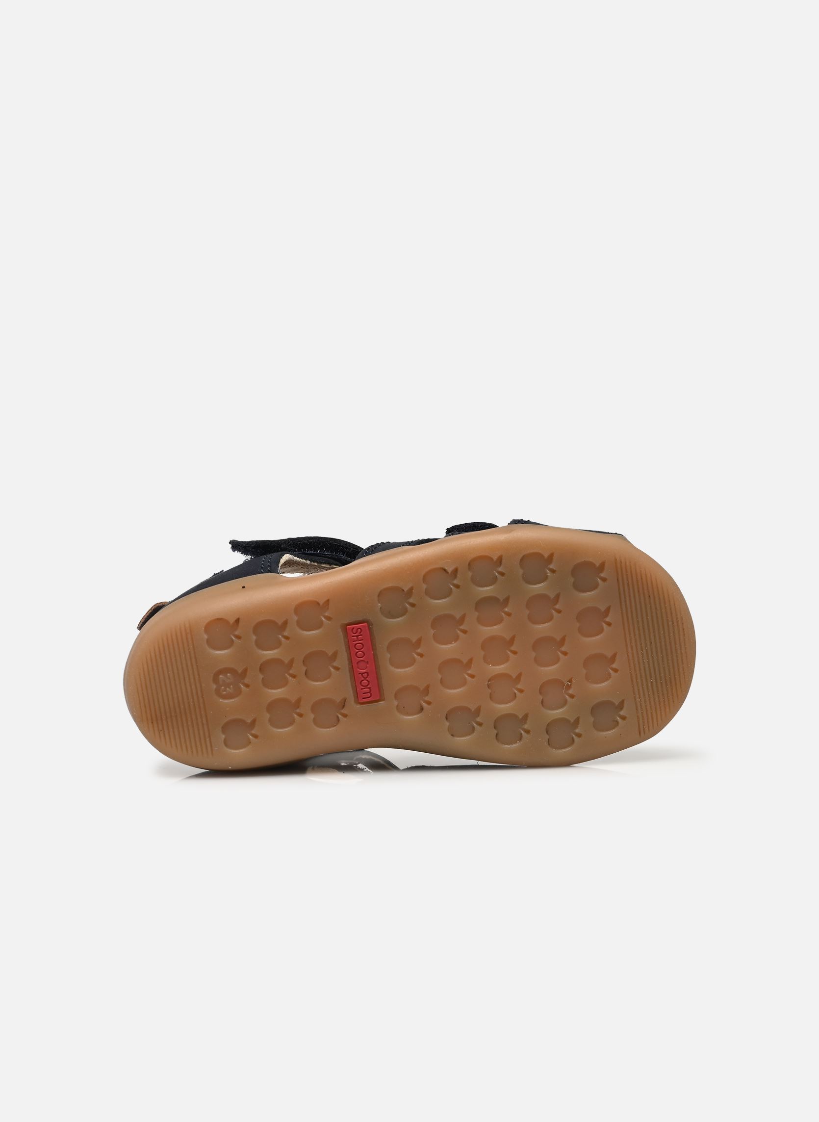 Sandales Pika Scratch garçon bleu Shoo Pom Sandales Pika Scratch garçon bleu NAVY-CAMEL