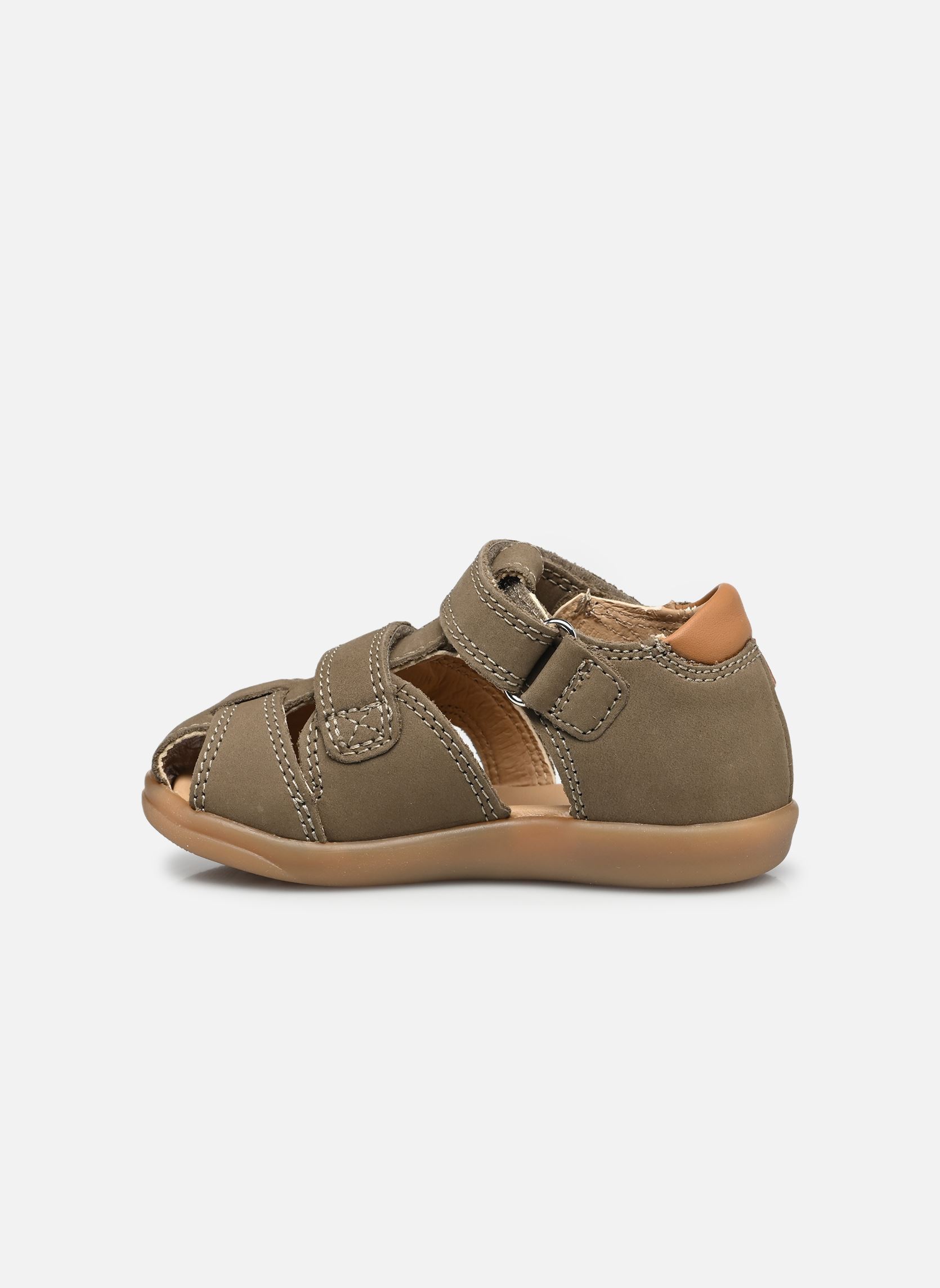 Sandalen Pika Scratch jongens groen Shoo Pom Sandalen Pika Scratch jongens groen KAKI-CAMEL