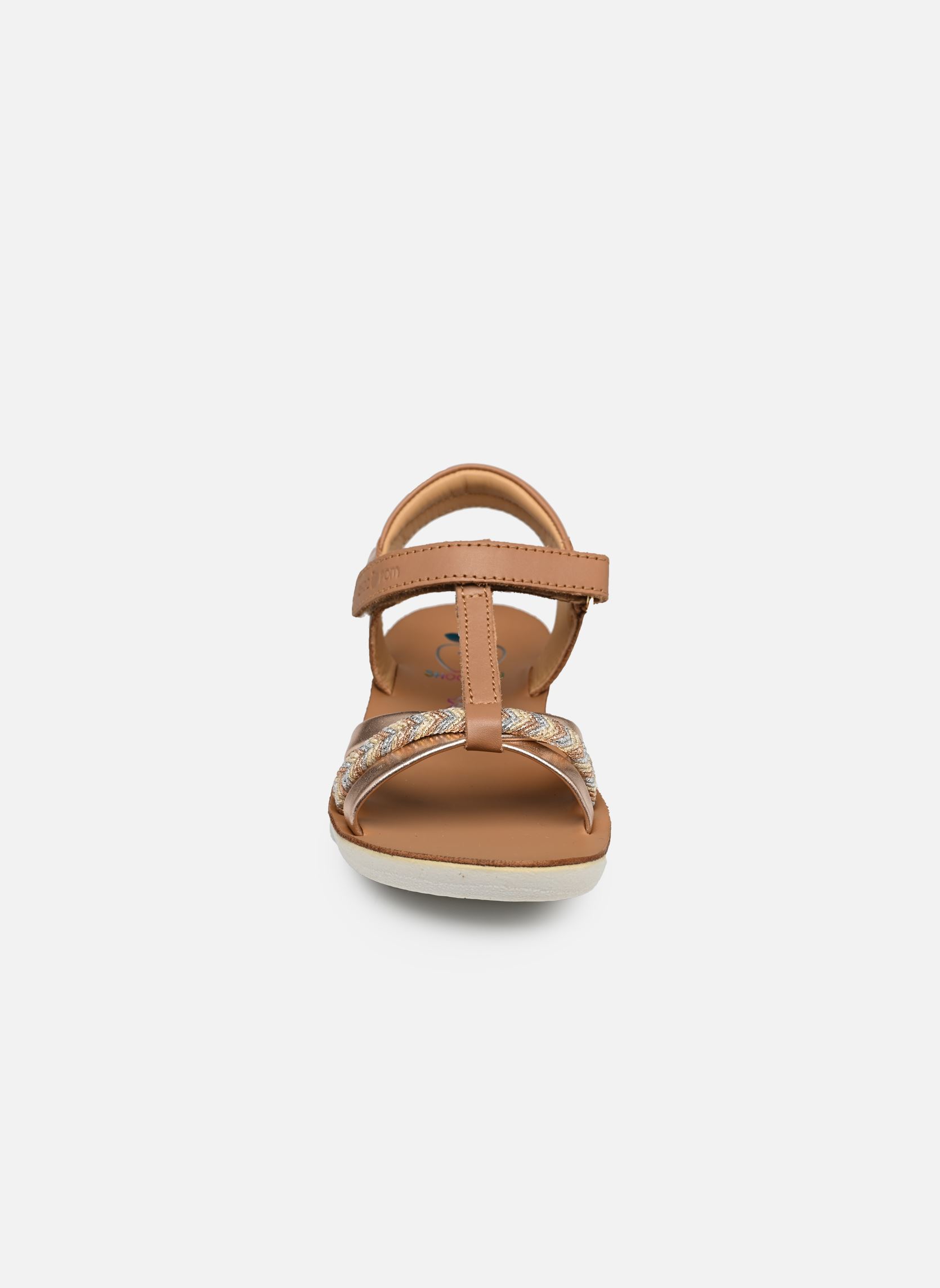 Sandalen Goa Salome mädchen braun Shoo Pom Sandalen Goa Salome mädchen braun CAMEL-METAL