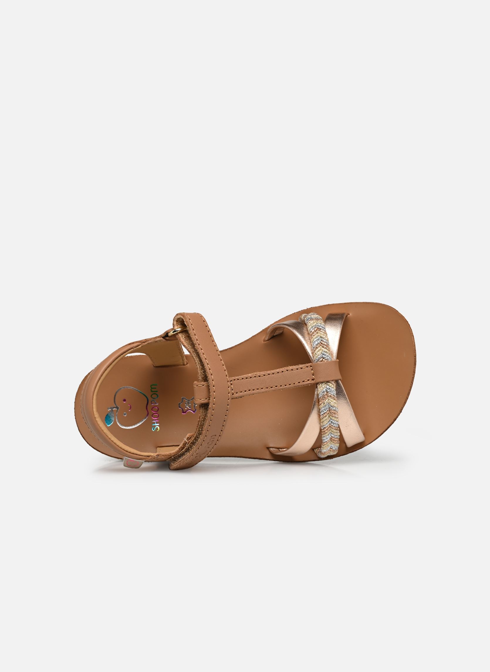 Sandalen Goa Salome mädchen braun Shoo Pom Sandalen Goa Salome mädchen braun CAMEL-METAL