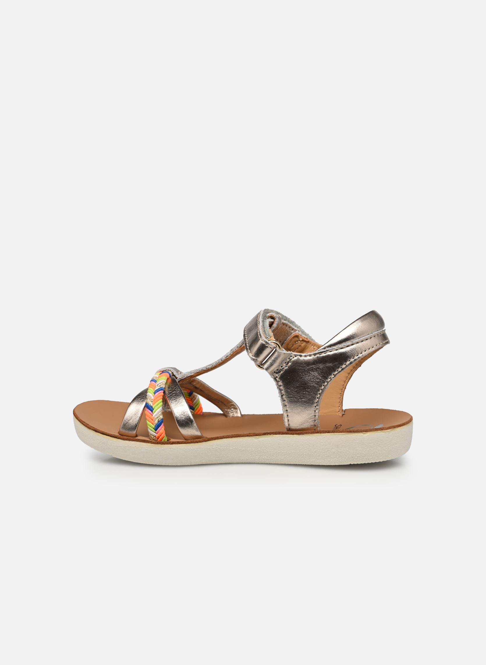 Sandalen Goa Salome meisjes goud en brons Shoo Pom Sandalen Goa Salome meisjes goud en brons LIGHT BRONZE-ORANGE