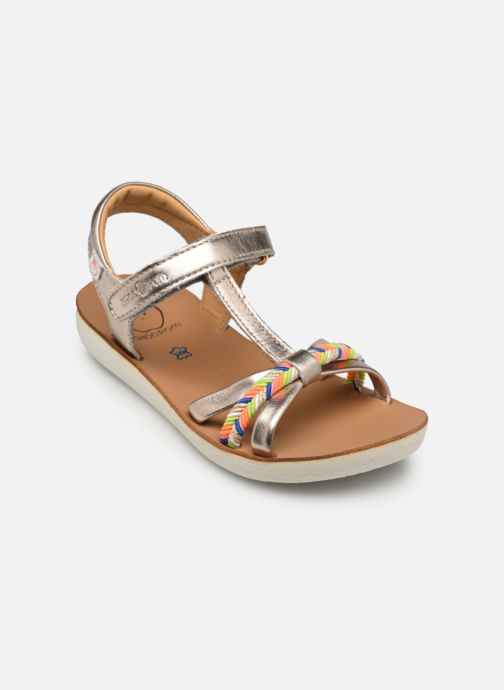 Sandalen Goa Salome meisjes goud en brons Shoo Pom Sandalen Goa Salome meisjes goud en brons LIGHT BRONZE-ORANGE
