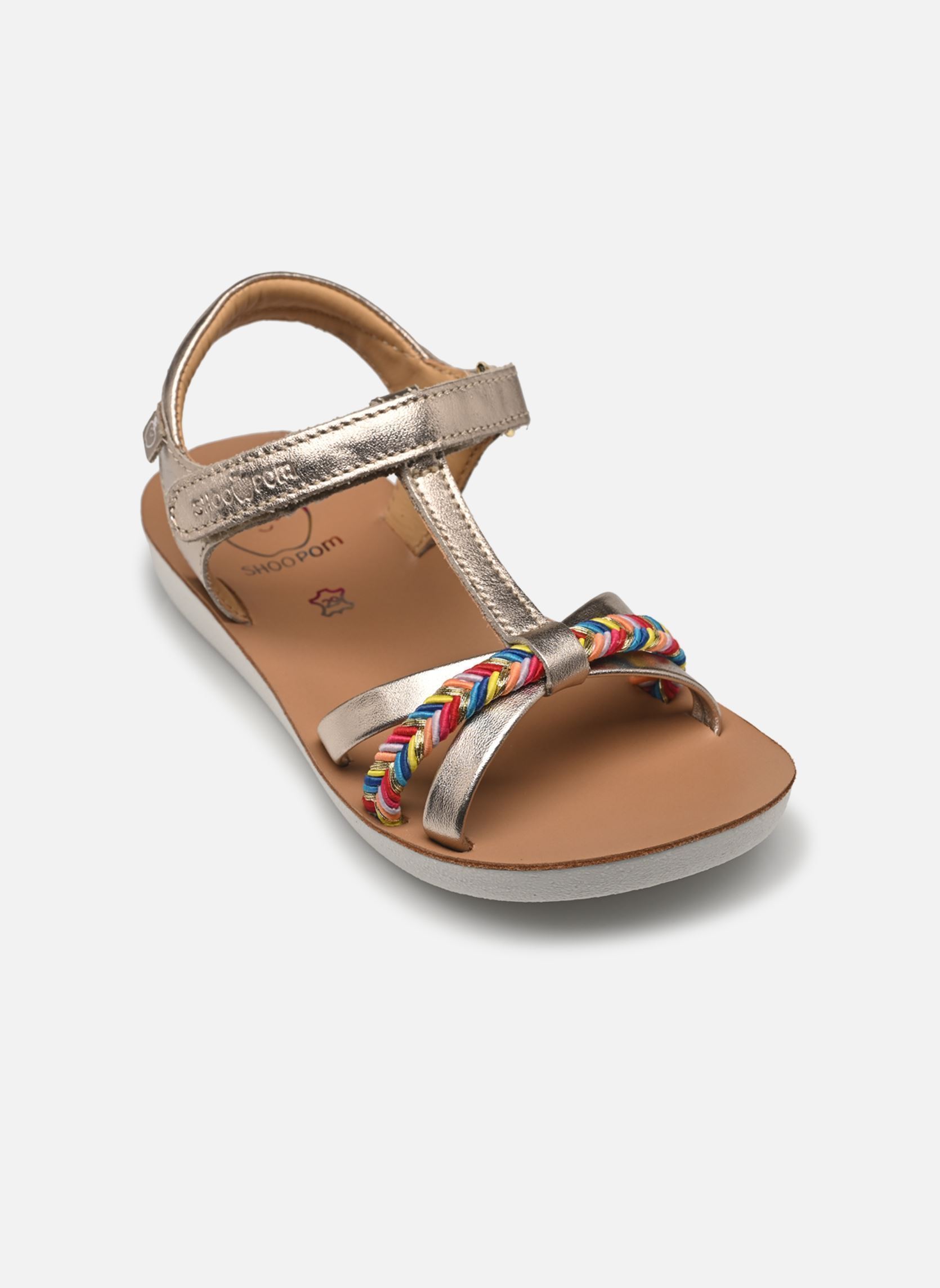 Sandalen Goa Salome mädchen silber Shoo Pom Sandalen Goa Salome mädchen silber LT BRONZE
