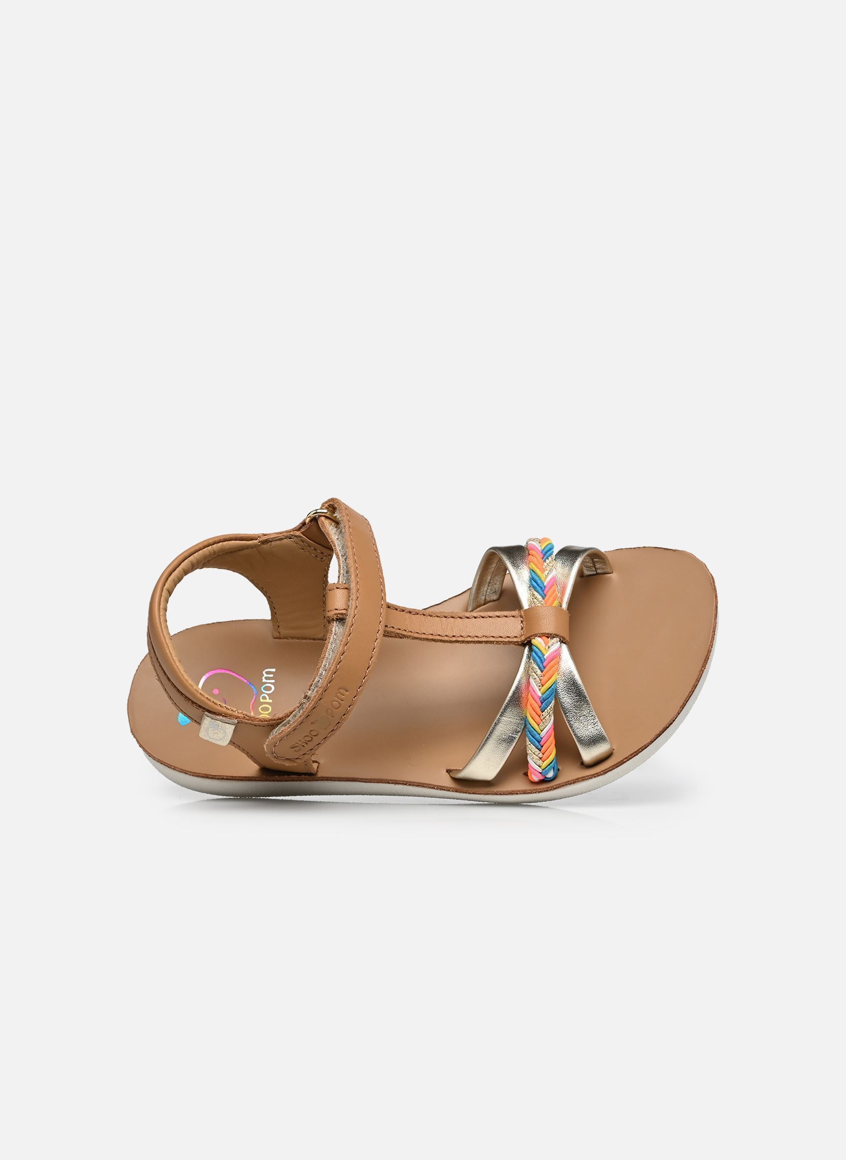 Sandalen Goa Salome mädchen braun Shoo Pom Sandalen Goa Salome mädchen braun CAMEL-MULTI