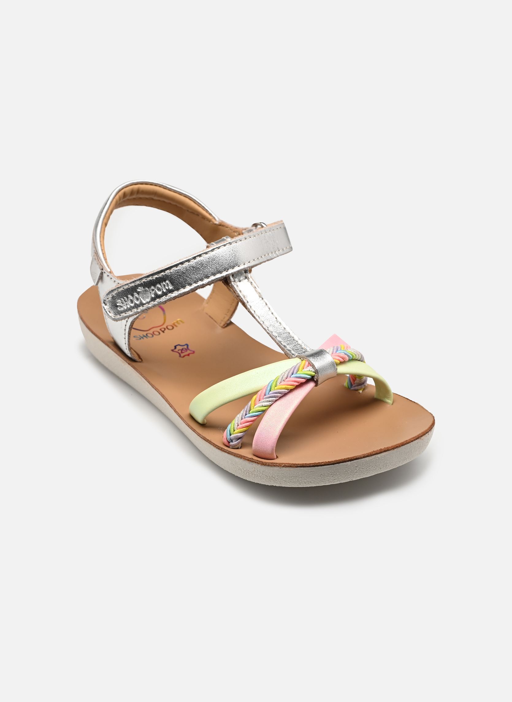 Sandalen Goa Salome mädchen silber Shoo Pom Sandalen Goa Salome mädchen silber SILVER - MULTI