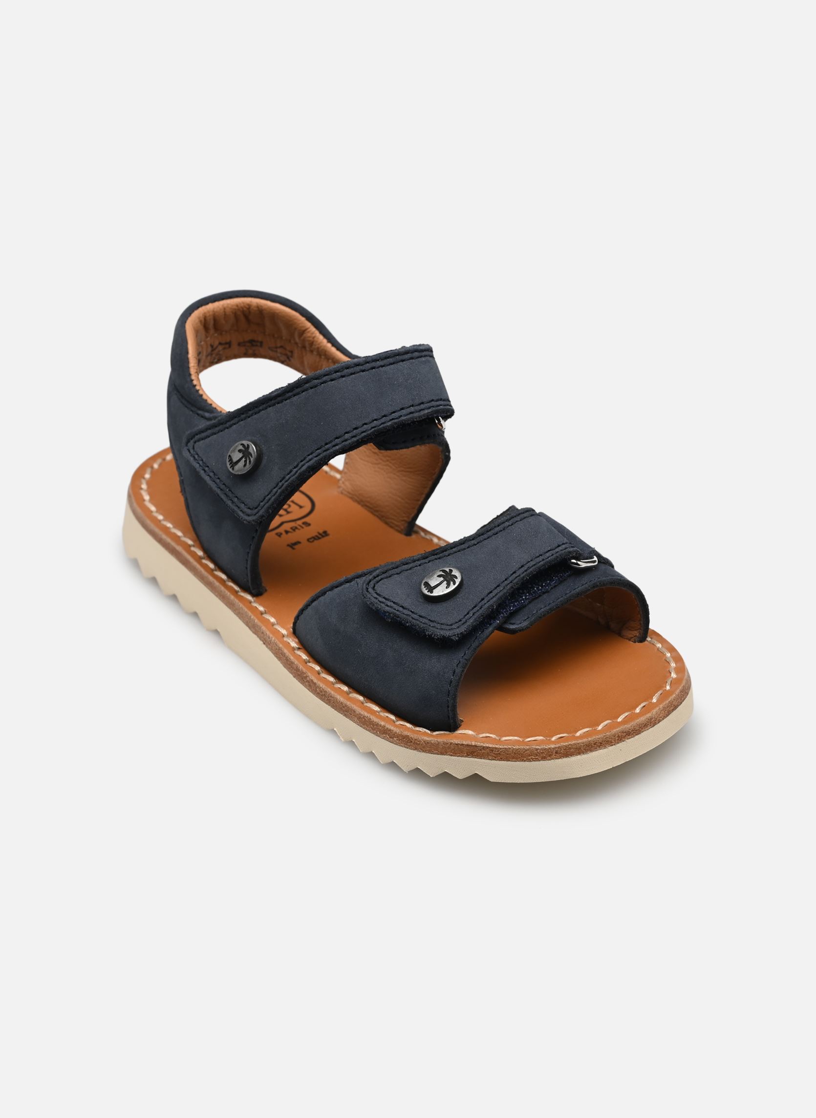Sandales Waff Easy garçon bleu Pom d Api Sandales Waff Easy garçon bleu MARINE 2