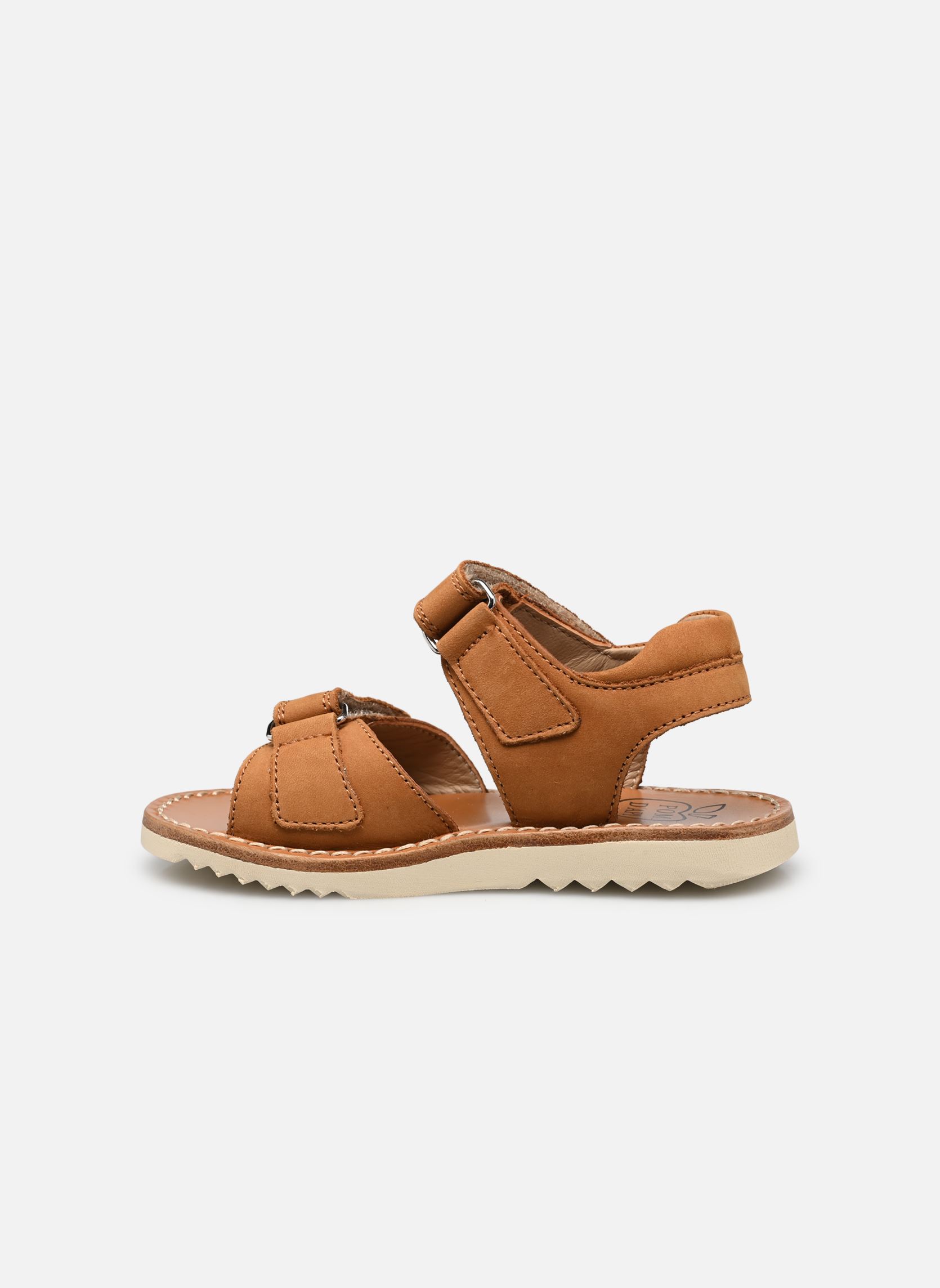 Sandales Waff Easy garçon marron Pom d Api Sandales Waff Easy garçon marron CAMEL