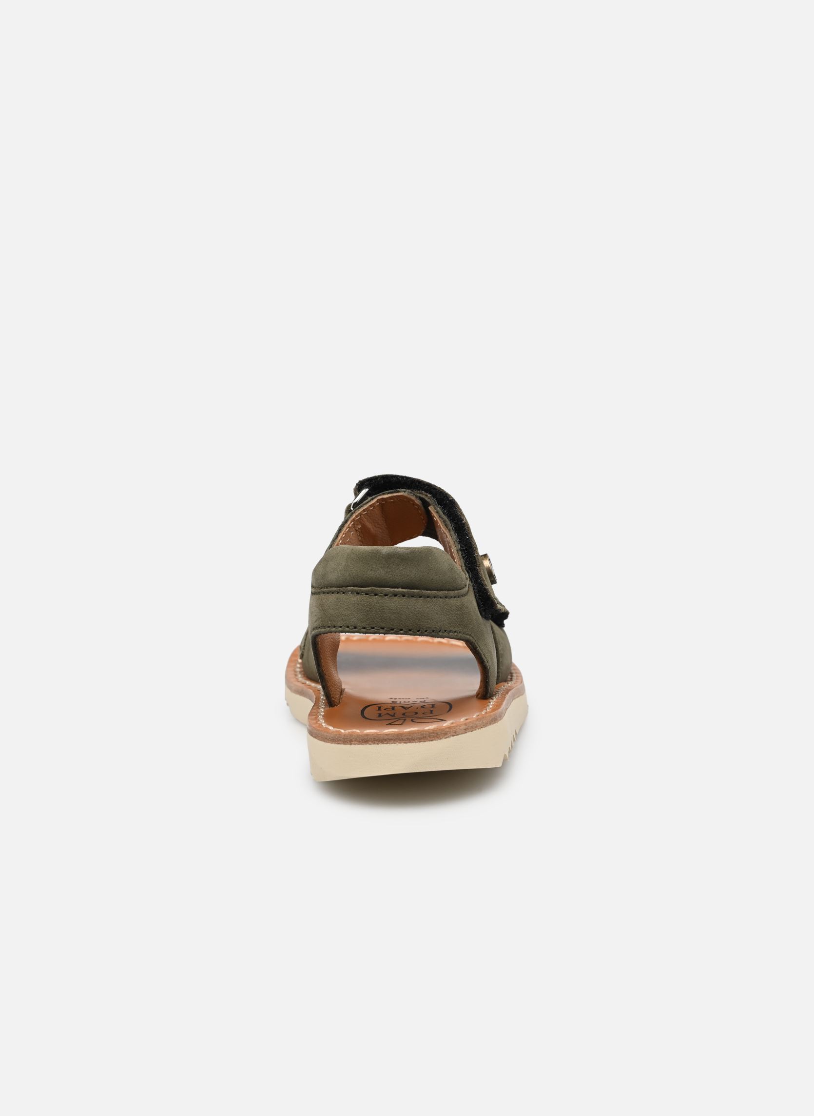 Sandales Waff Easy garçon vert Pom d Api Sandales Waff Easy garçon vert KAKI