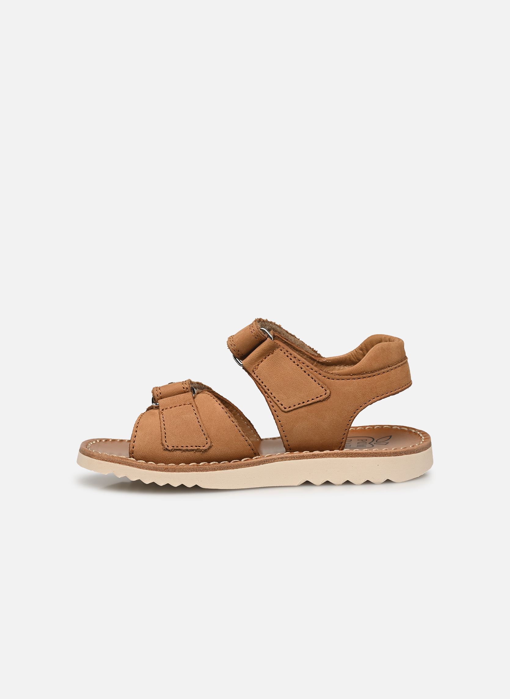 Sandales Waff Easy garçon marron Pom d Api Sandales Waff Easy garçon marron CAMEL 2