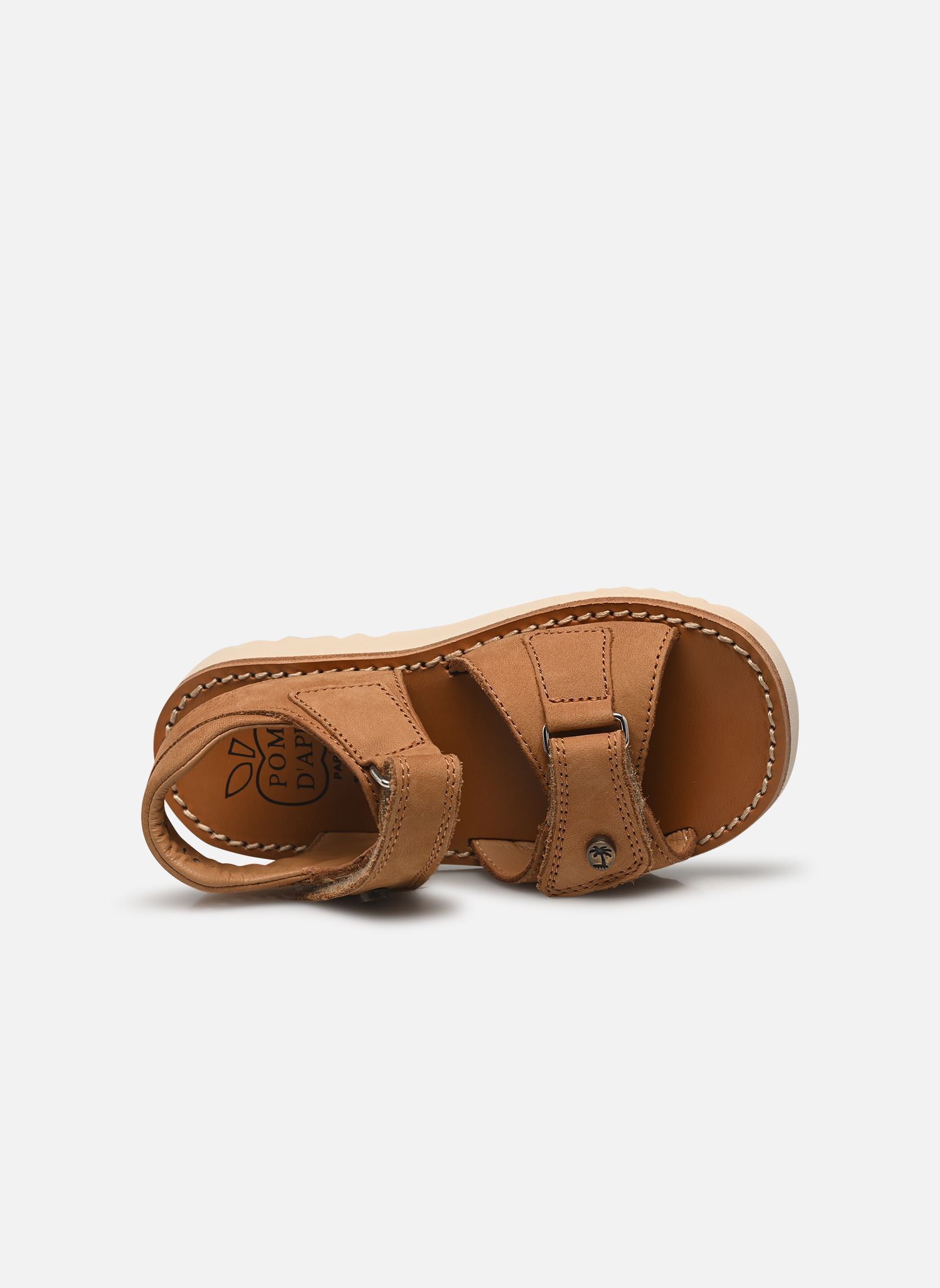 Sandales Waff Easy garçon marron Pom d Api Sandales Waff Easy garçon marron CAMEL 2