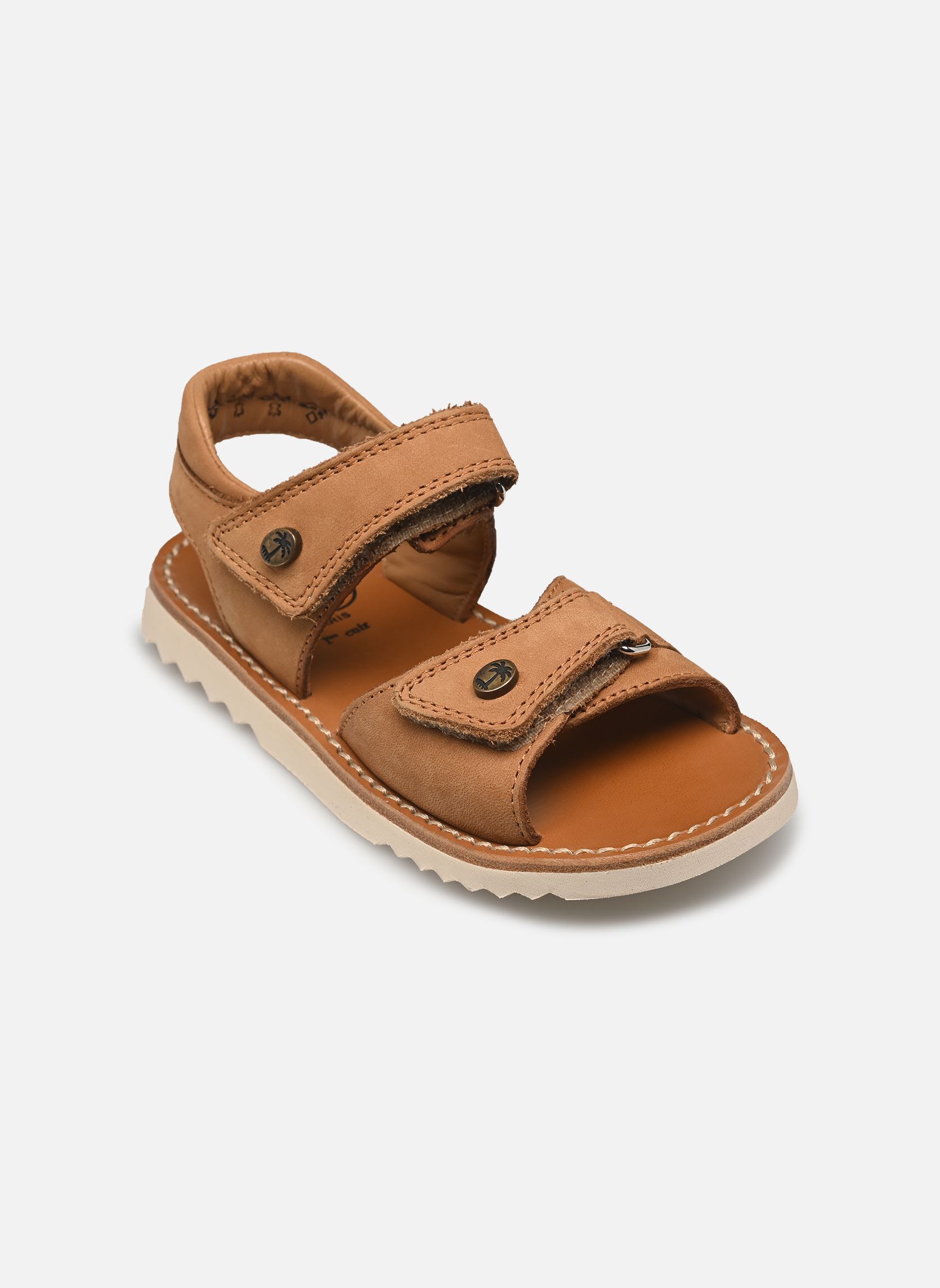 Sandales Waff Easy garçon marron Pom d Api Sandales Waff Easy garçon marron CAMEL 2