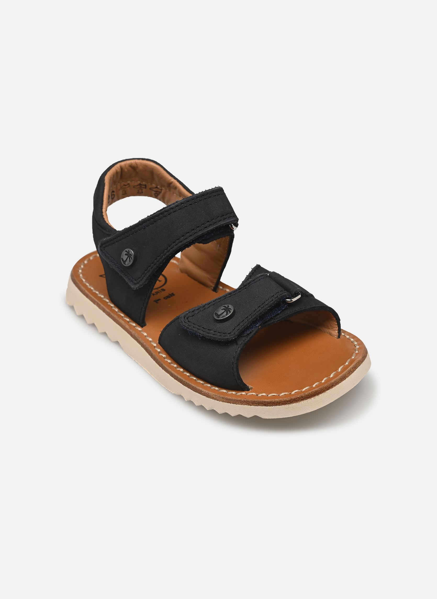Sandales Waff Easy garçon bleu Pom d Api Sandales Waff Easy garçon bleu NAVY