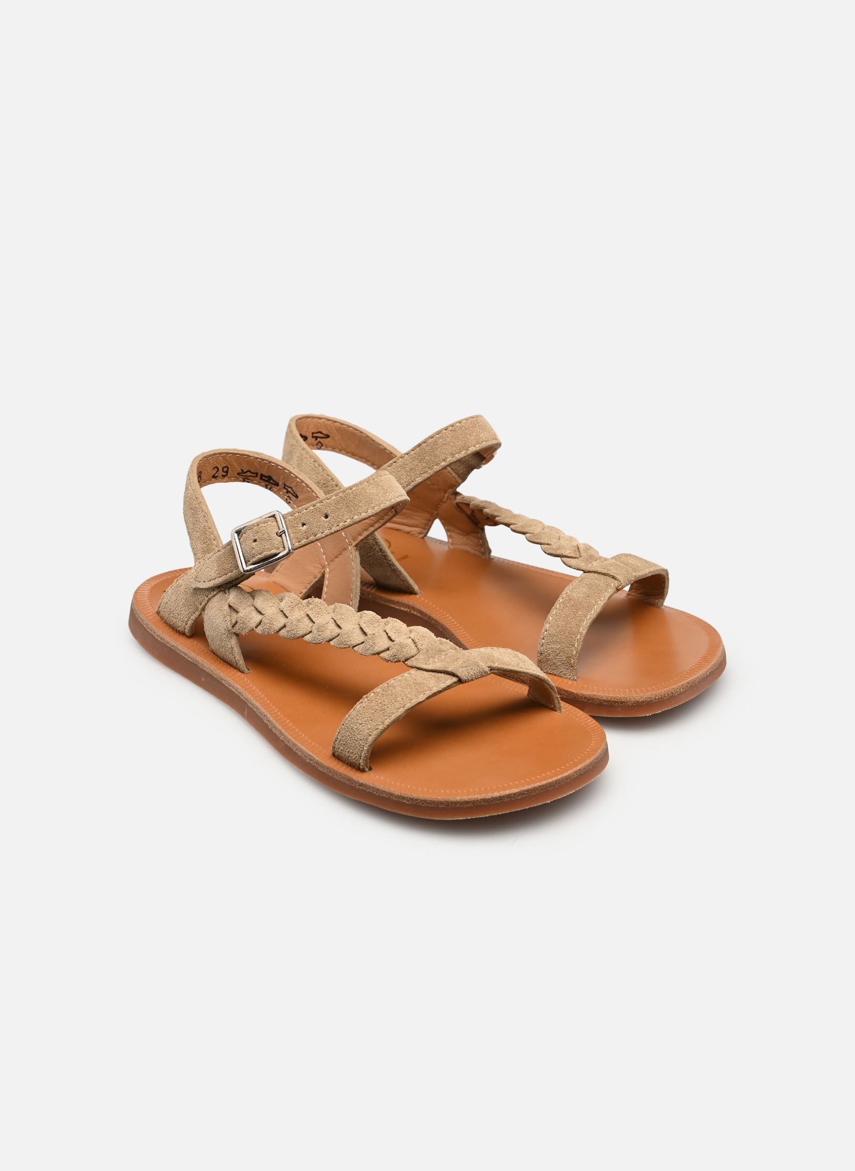 Sandales Plagette Antik fille vert Pom d Api Sandales Plagette Antik fille vert AVANA