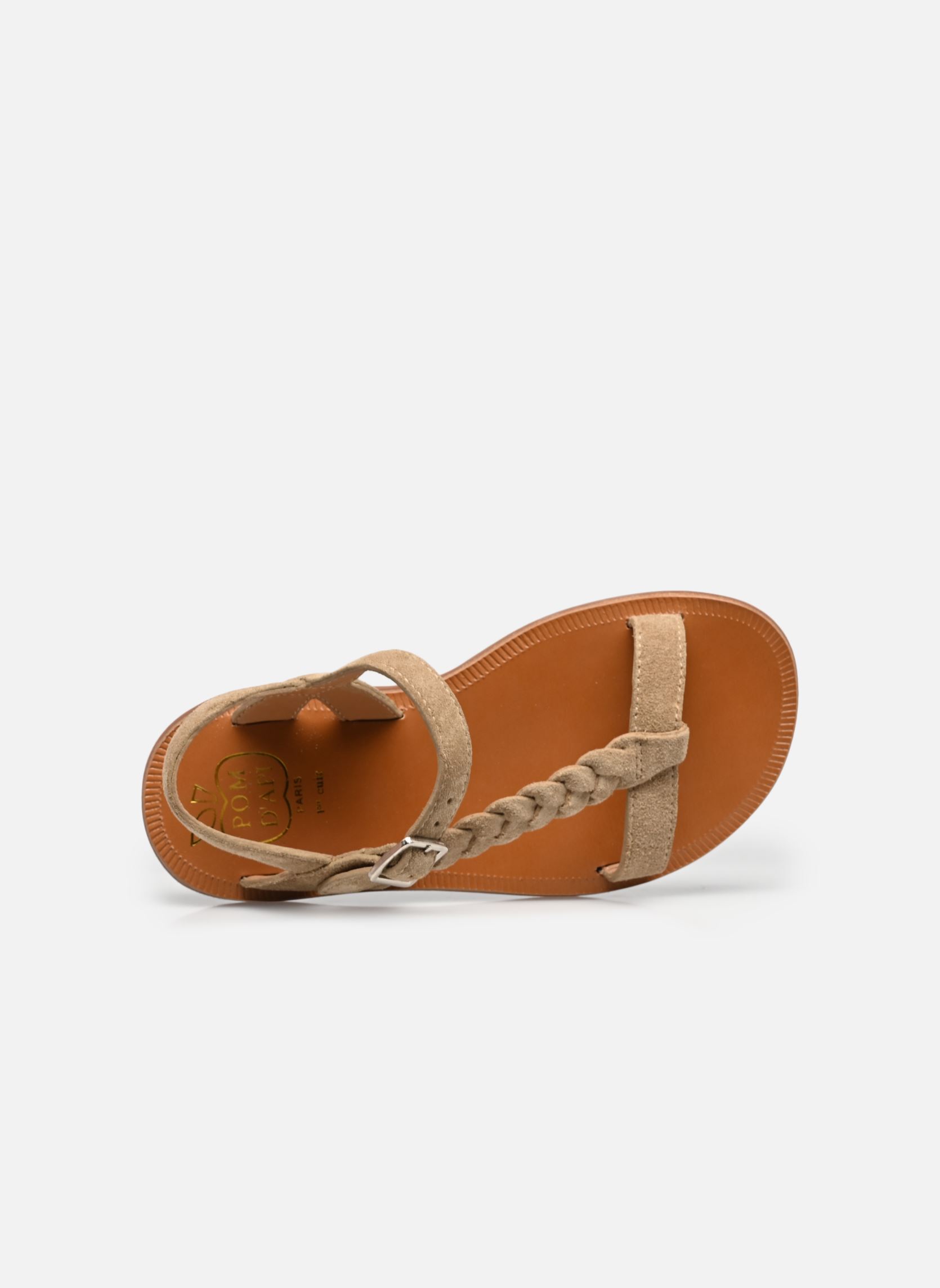 Sandales Plagette Antik fille vert Pom d Api Sandales Plagette Antik fille vert AVANA