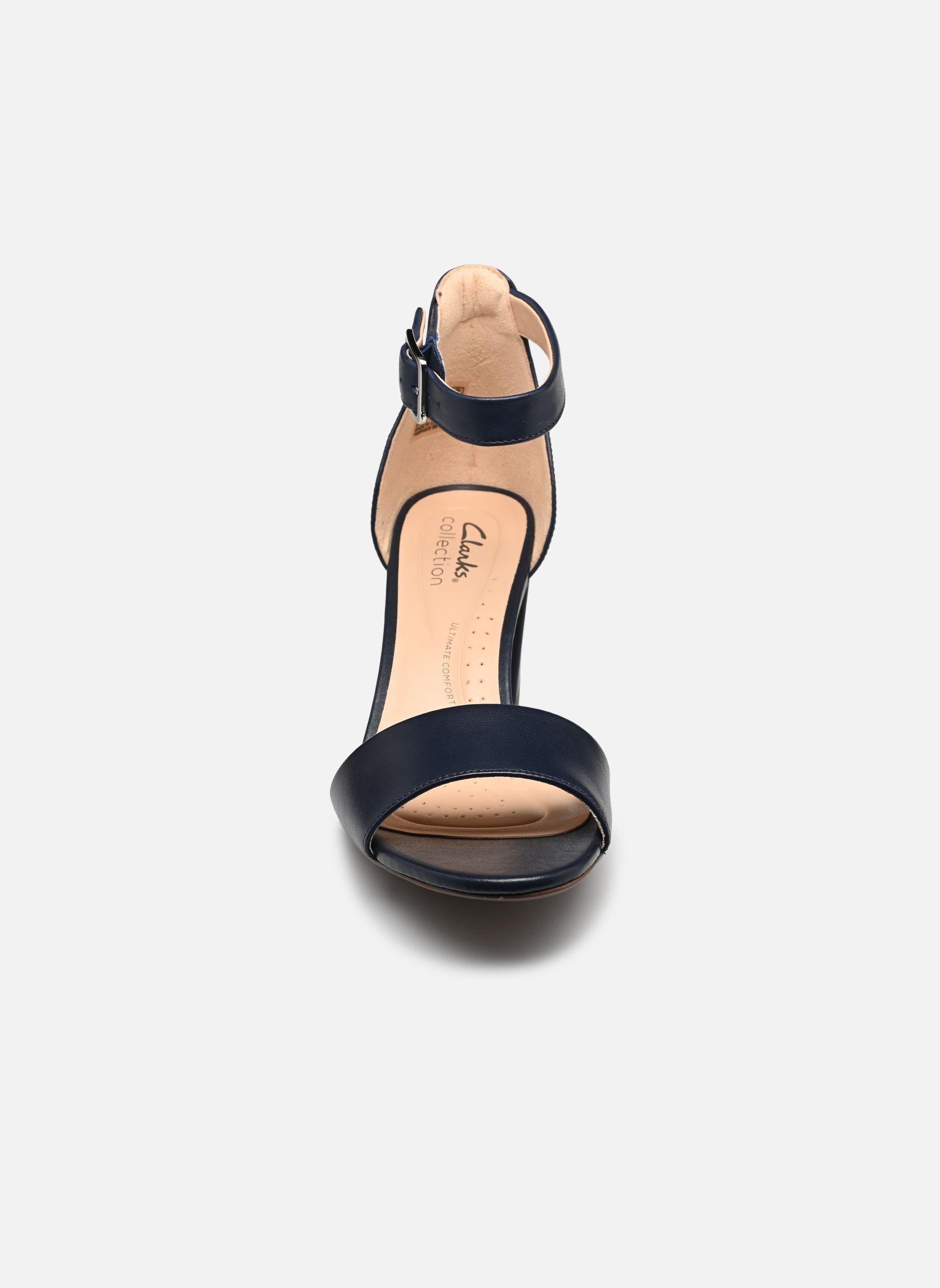 Keil- und Plateausandalen DEVA MAE damen blau Clarks Keil- und Plateausandalen DEVA MAE damen blau NAVY LEATHER