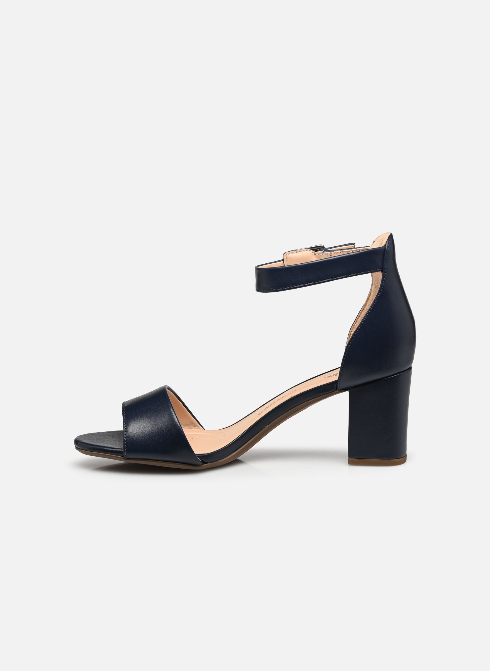 Keil- und Plateausandalen DEVA MAE damen blau Clarks Keil- und Plateausandalen DEVA MAE damen blau NAVY LEATHER