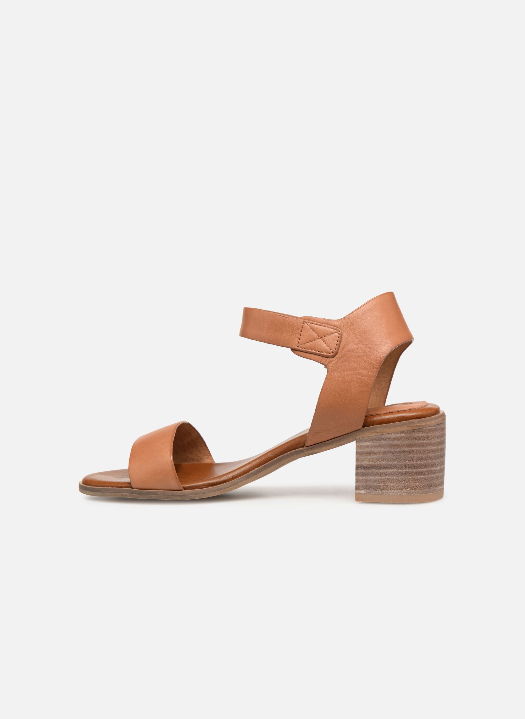 Sandalen met sleehak en plateau Volou dames bruin Kickers Sandalen met sleehak en plateau Volou dames bruin Camel