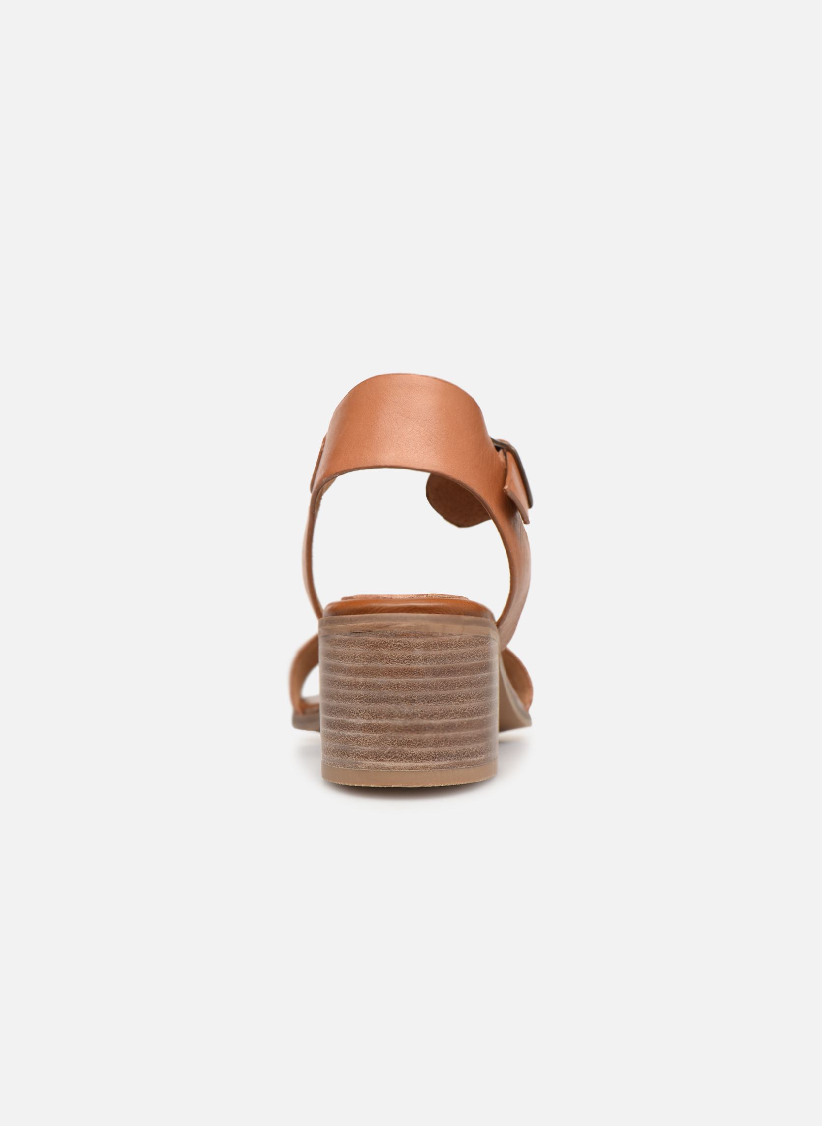 Sandalen met sleehak en plateau Volou dames bruin Kickers Sandalen met sleehak en plateau Volou dames bruin Camel