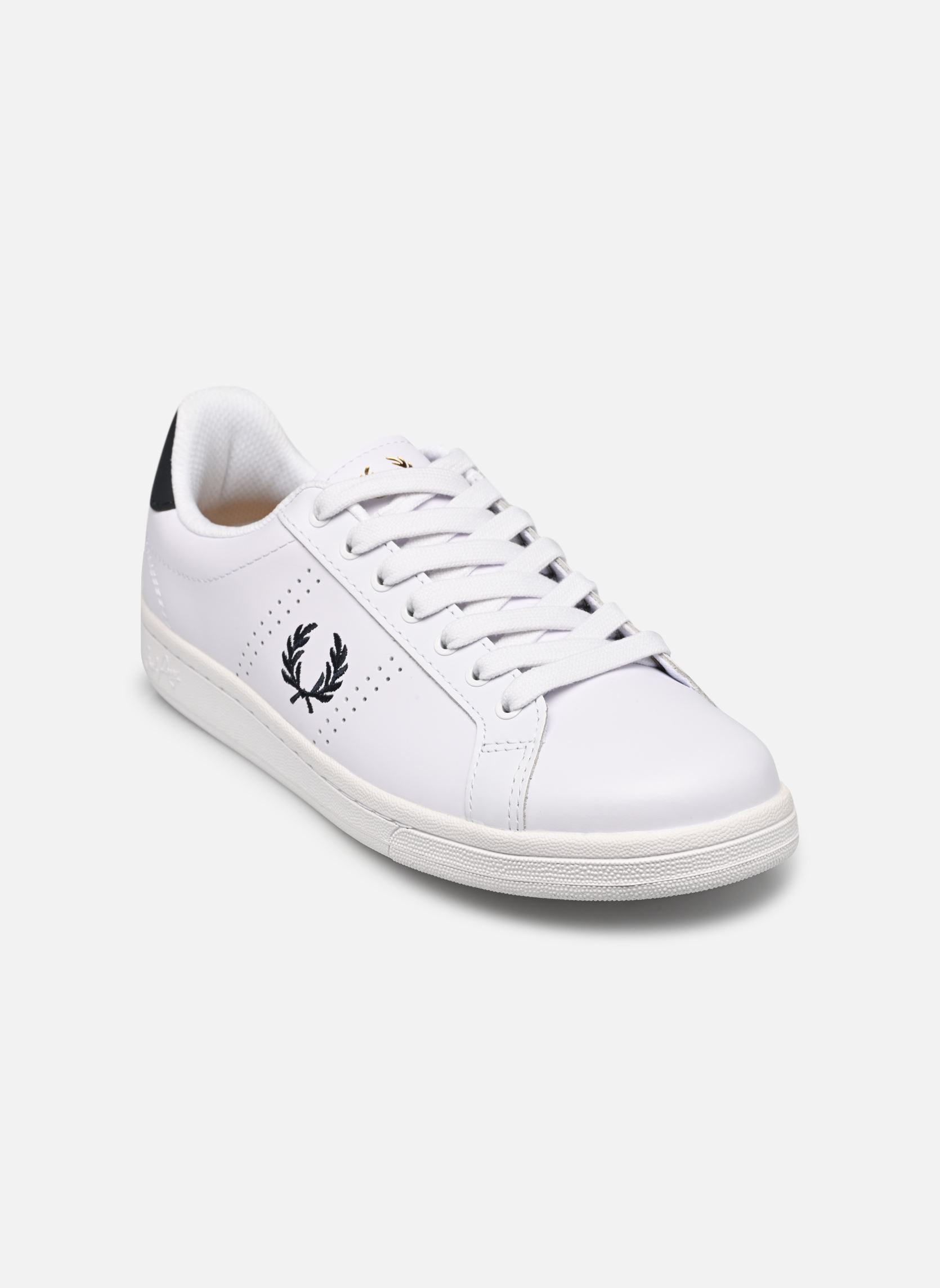 Baskets basses B721 Leather homme blanc Fred Perry Baskets basses B721 Leather homme blanc WHITE/NAVY