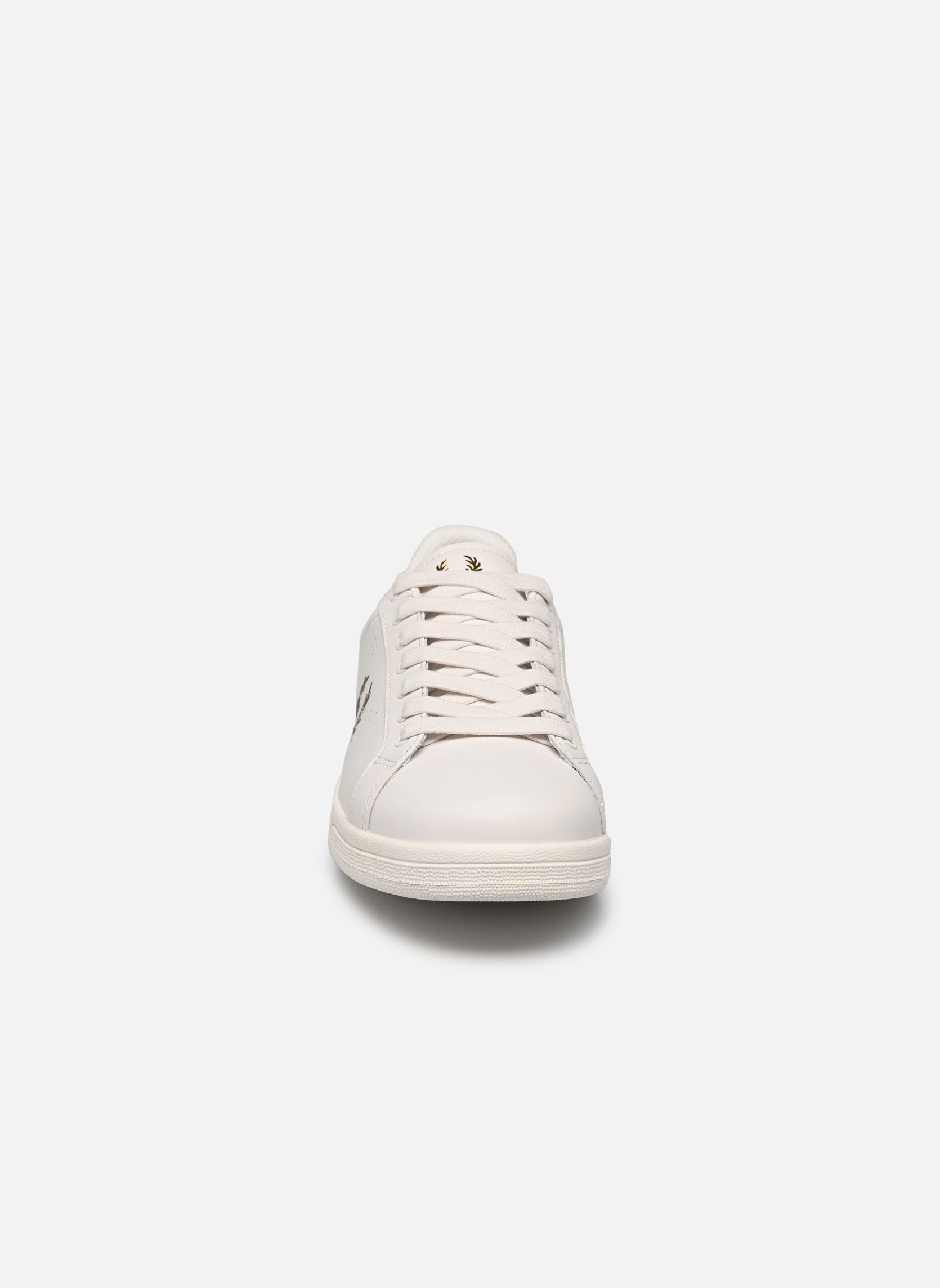 Niedrige Sneaker B721 Leather herren weiß Fred Perry Niedrige Sneaker B721 Leather herren weiß SNW WHT/WARM GRY