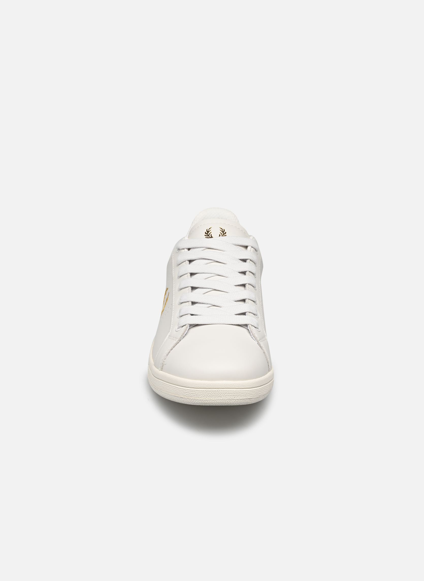 Baskets basses B721 Leather homme jaune Fred Perry Baskets basses B721 Leather homme jaune PORCELAIN / HONEYCOMB