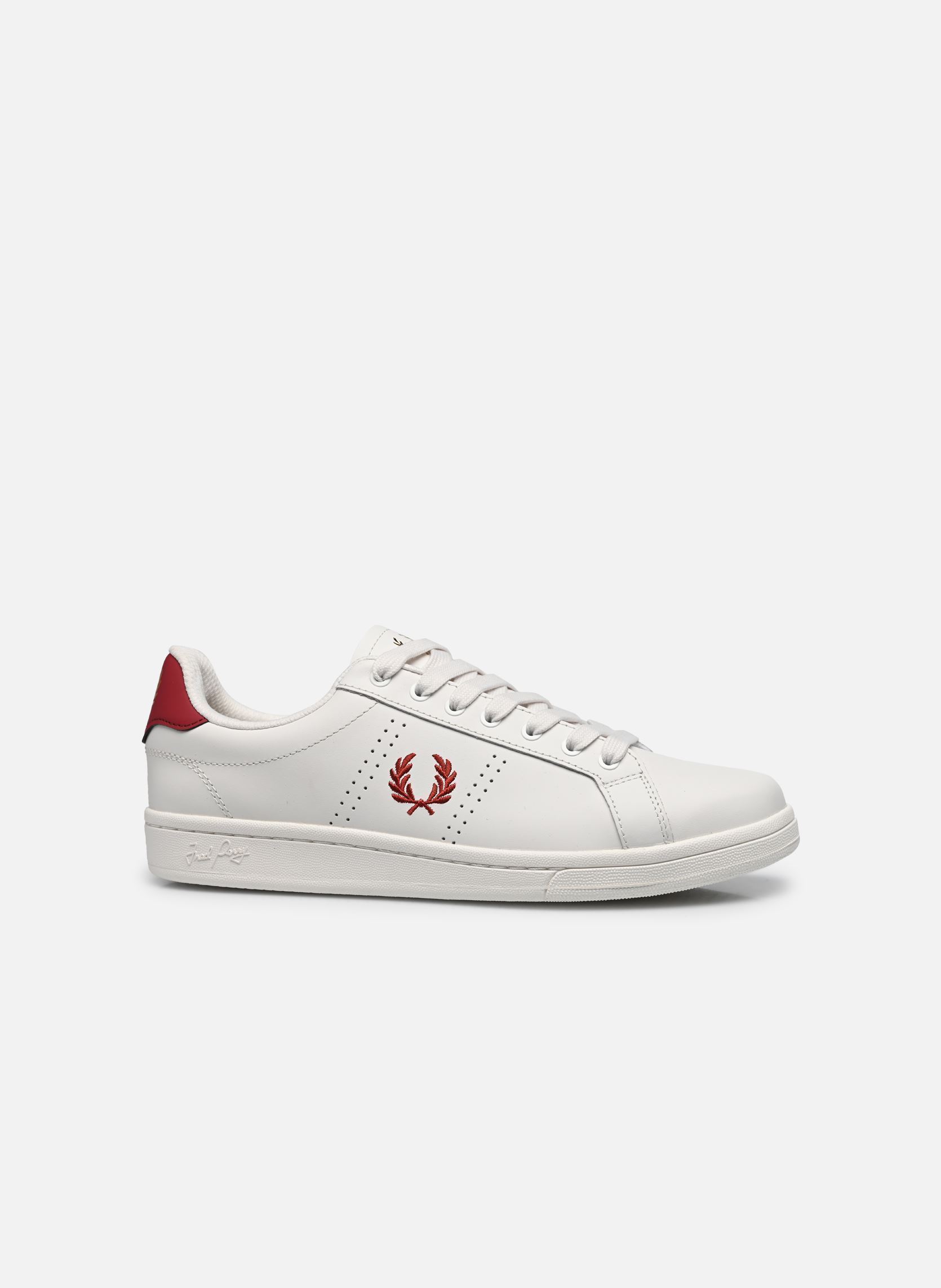 Baskets basses B721 Leather homme blanc Fred Perry Baskets basses B721 Leather homme blanc Snow white