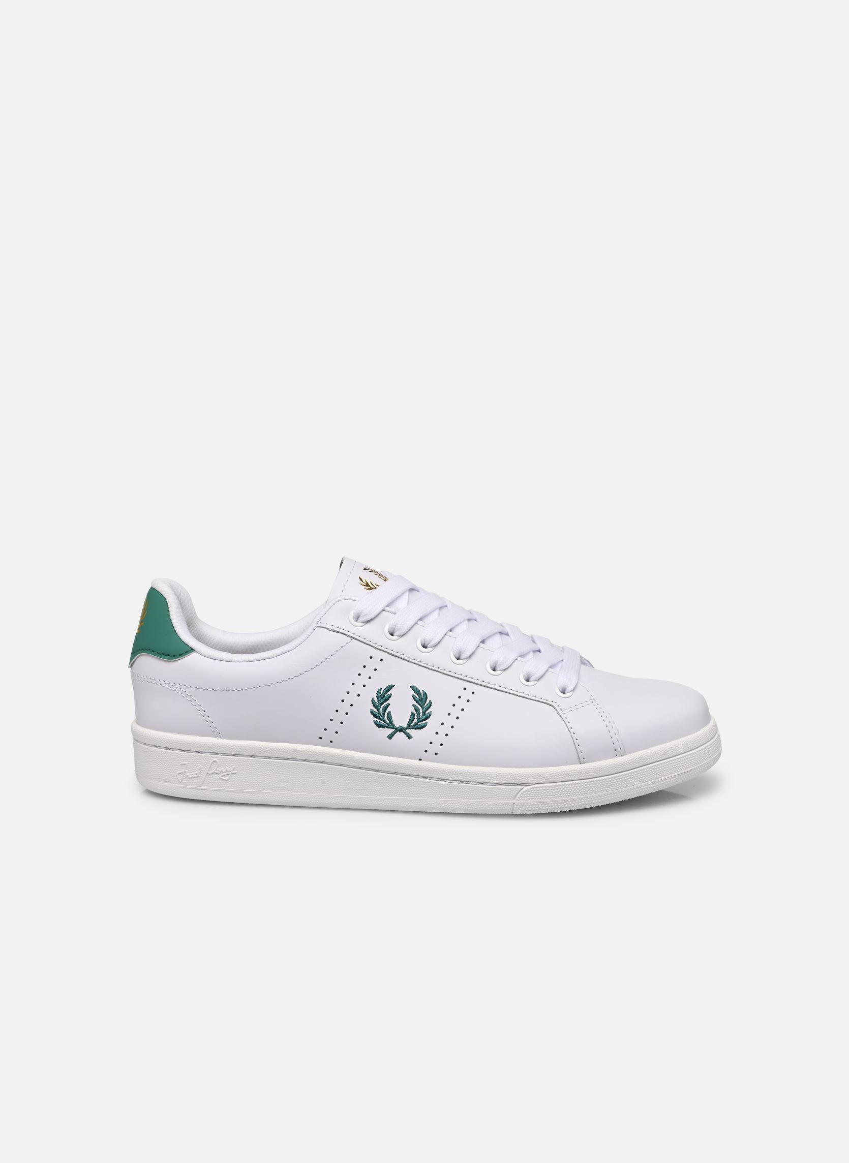 Niedrige Sneaker B721 Leather herren weiß Fred Perry Niedrige Sneaker B721 Leather herren weiß White 2