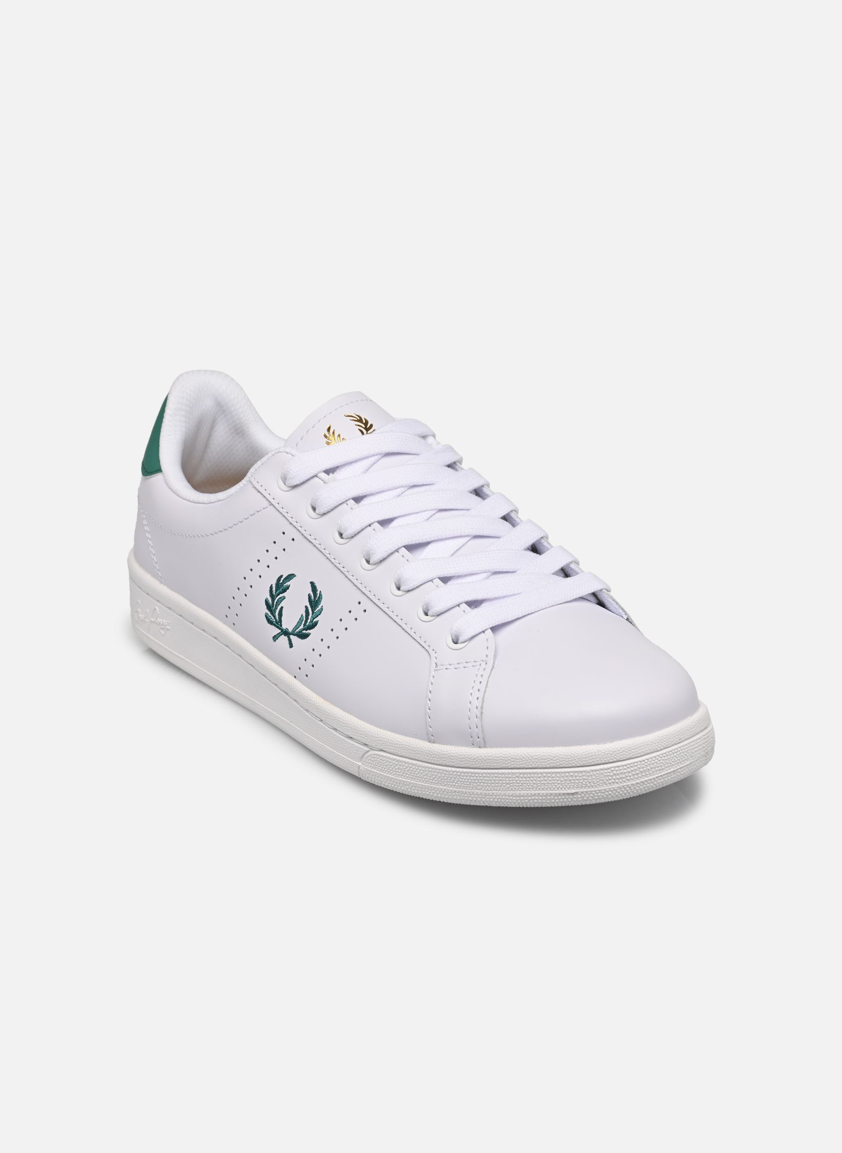Niedrige Sneaker B721 Leather herren weiß Fred Perry Niedrige Sneaker B721 Leather herren weiß White 2