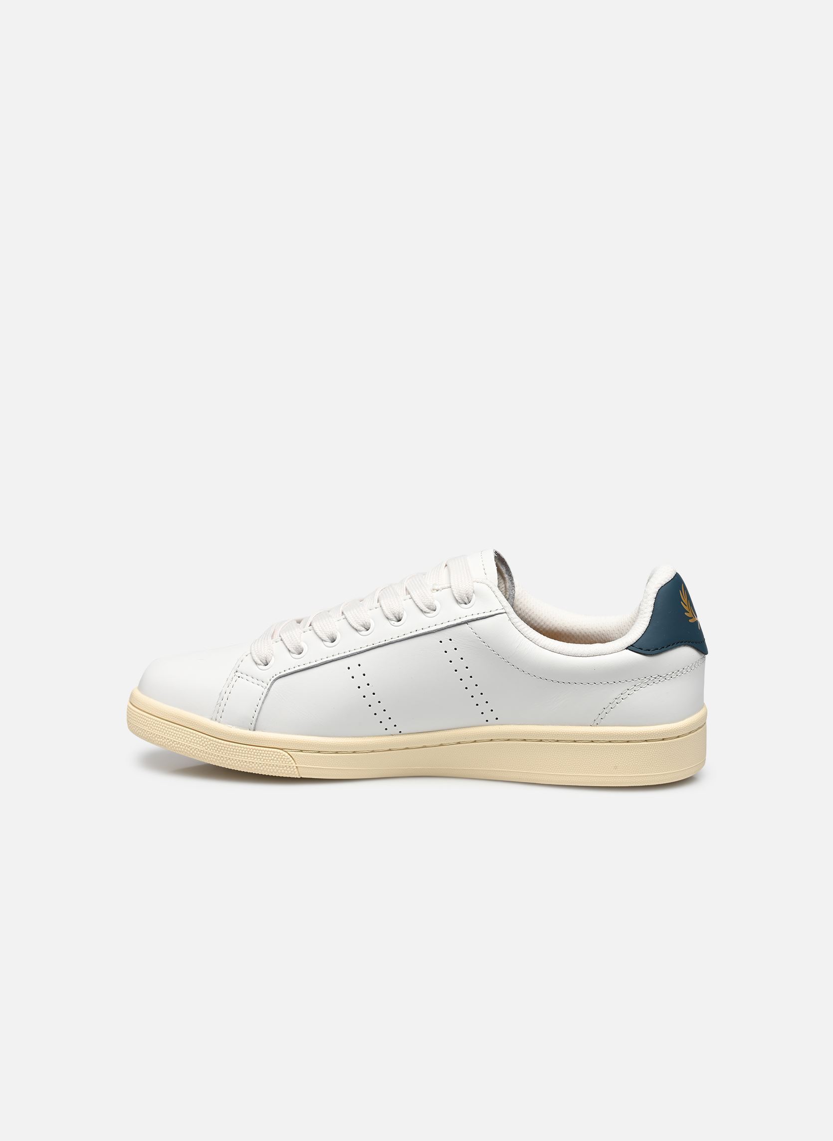Niedrige Sneaker B721 Leather herren weiß Fred Perry Niedrige Sneaker B721 Leather herren weiß Snow white 2