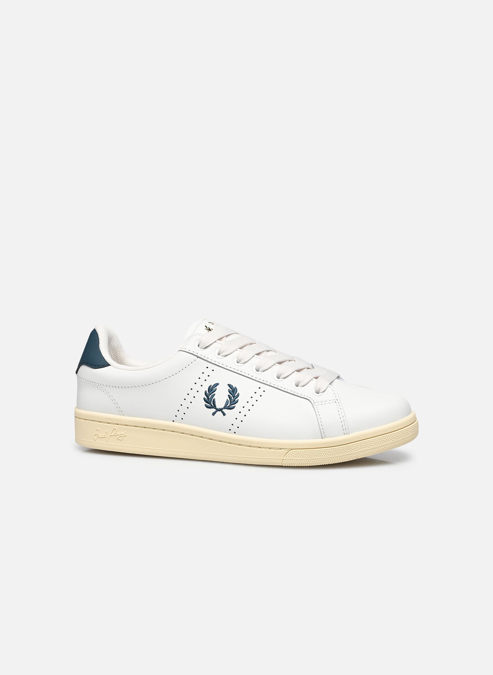 Niedrige Sneaker B721 Leather herren weiß Fred Perry Niedrige Sneaker B721 Leather herren weiß Snow white 2