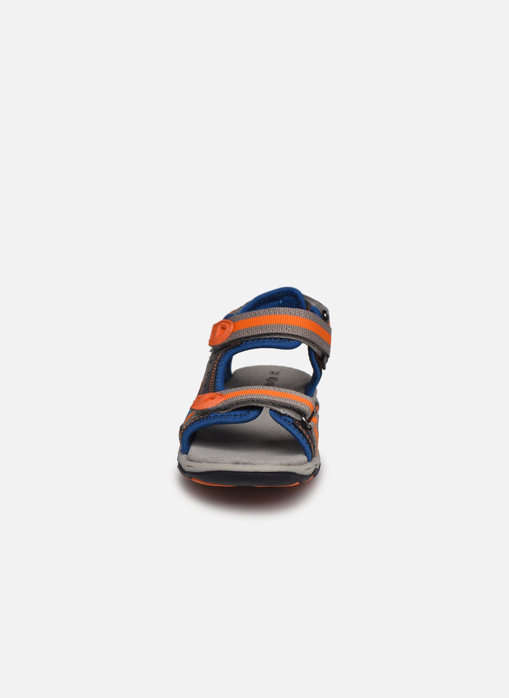 Sandalen Kiwi jungen blau Kickers Sandalen Kiwi jungen blau BLEU MARINE ORANGE