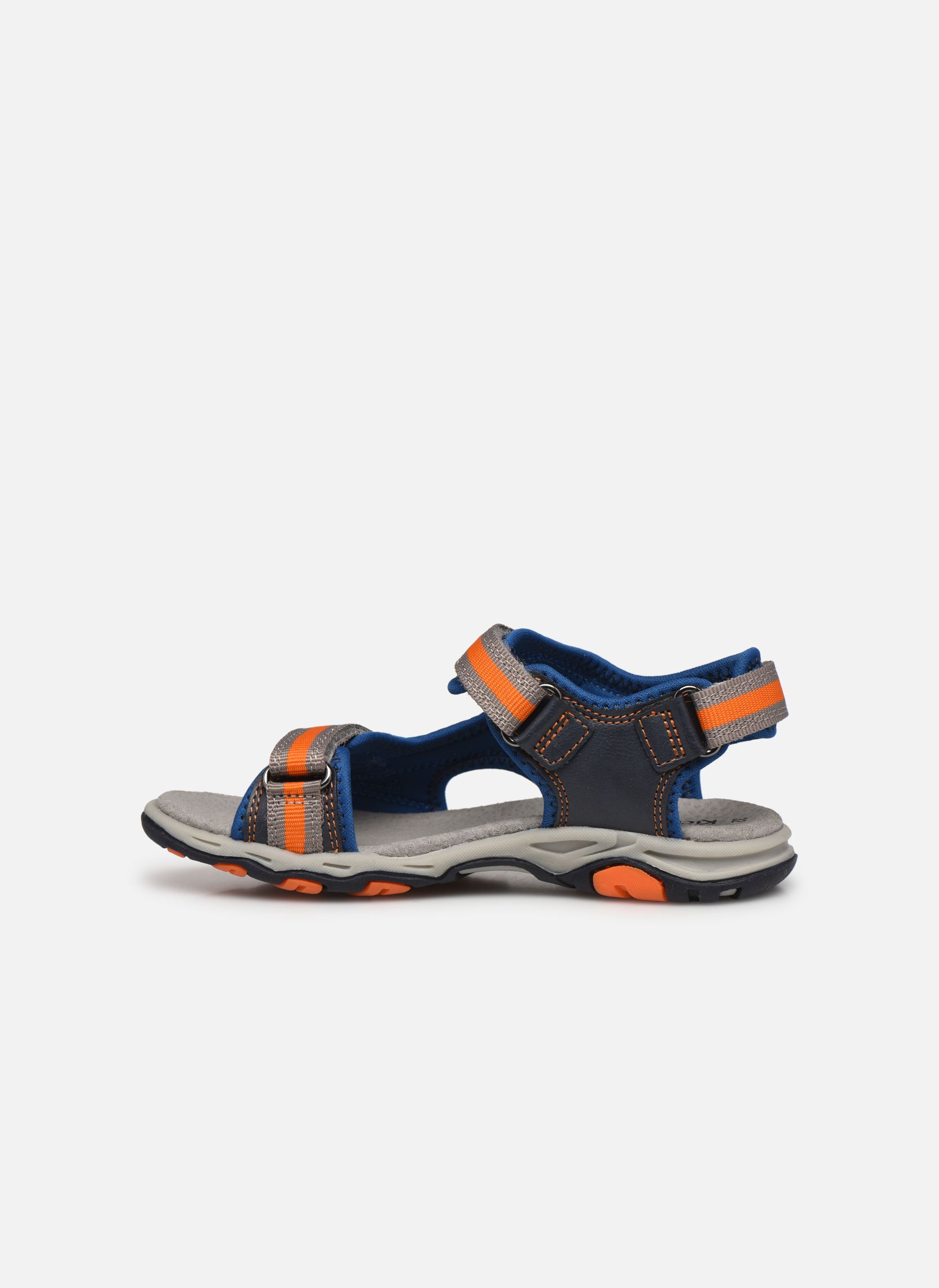 Sandalen Kiwi jungen blau Kickers Sandalen Kiwi jungen blau BLEU MARINE ORANGE