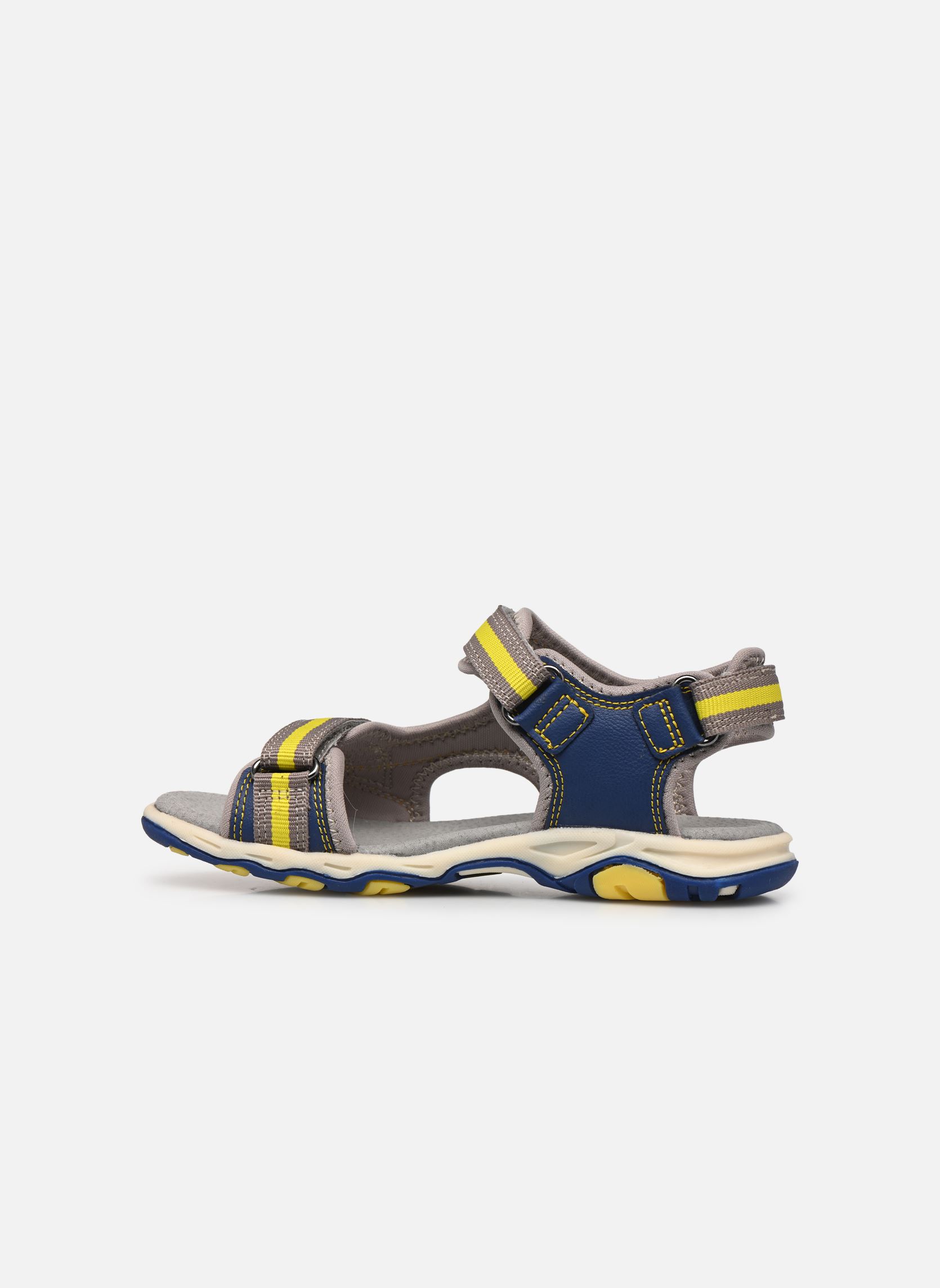 Sandales Kiwi garçon bleu Kickers Sandales Kiwi garçon bleu MARINE JAUNE