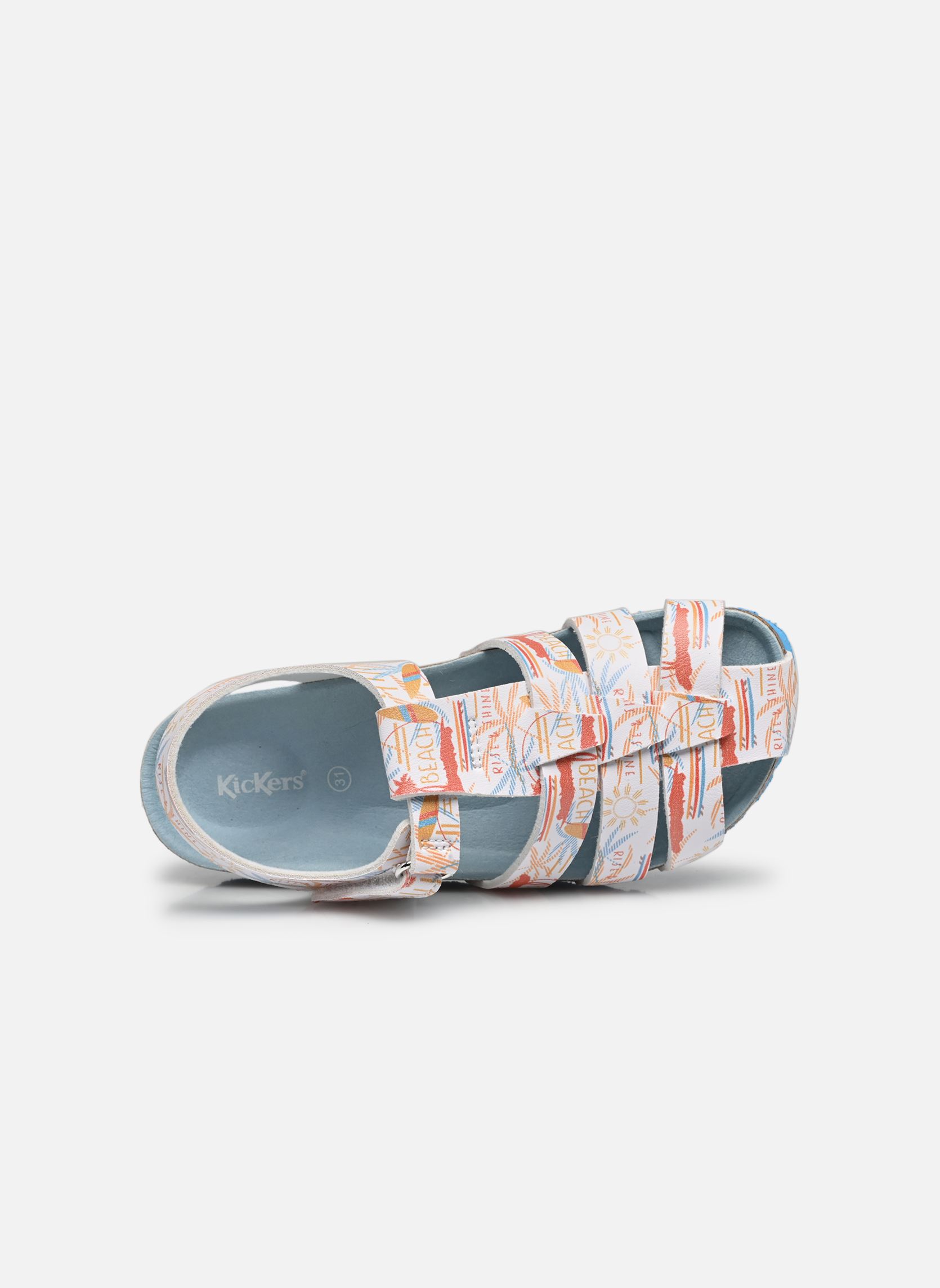 Sandalen Summertan jongens wit Kickers Sandalen Summertan jongens wit BLANC SURF