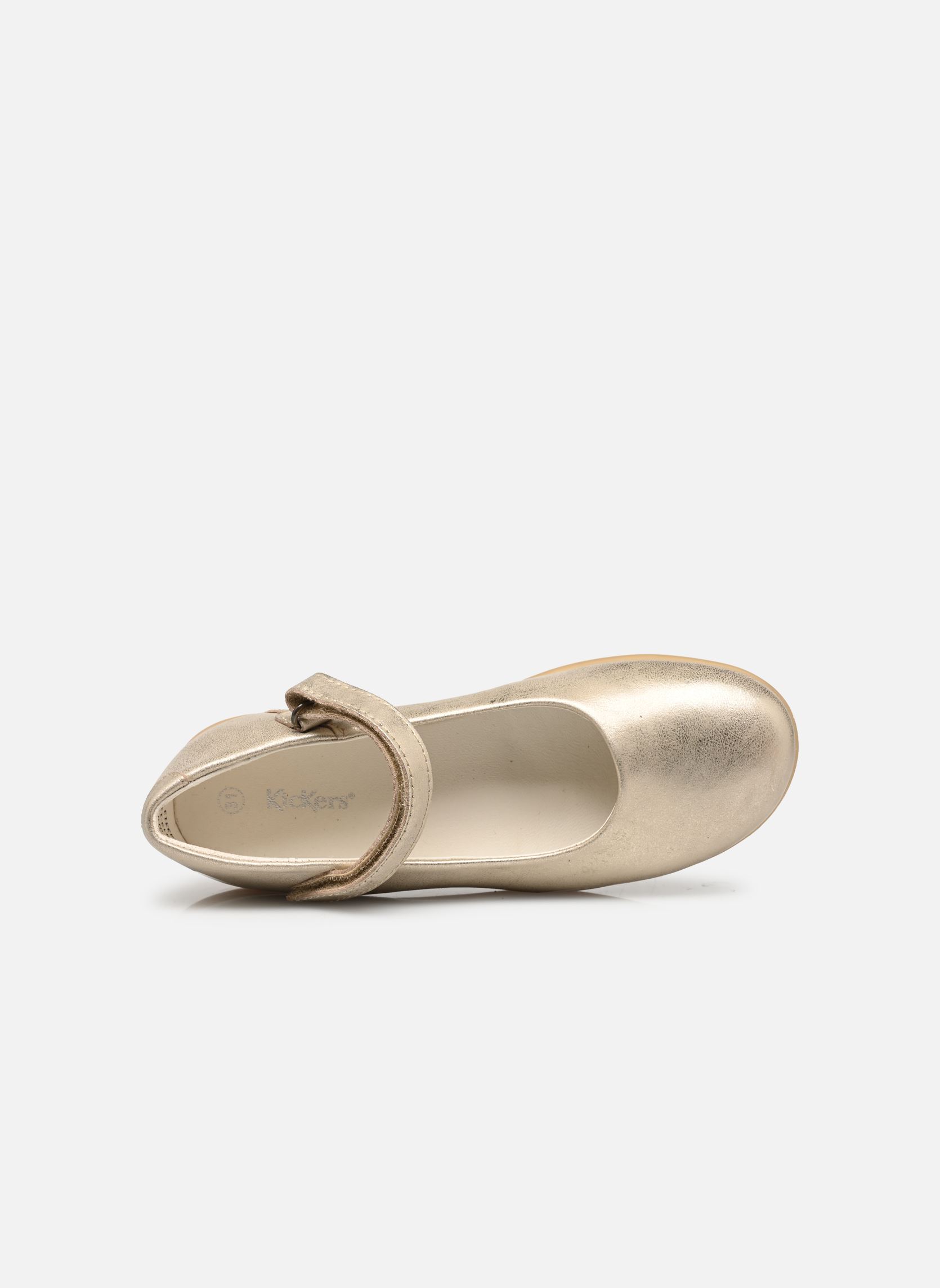 Ballerines Ambellie fille or et bronze Kickers Ballerines Ambellie fille or et bronze BEIGE CHAMPAGNE