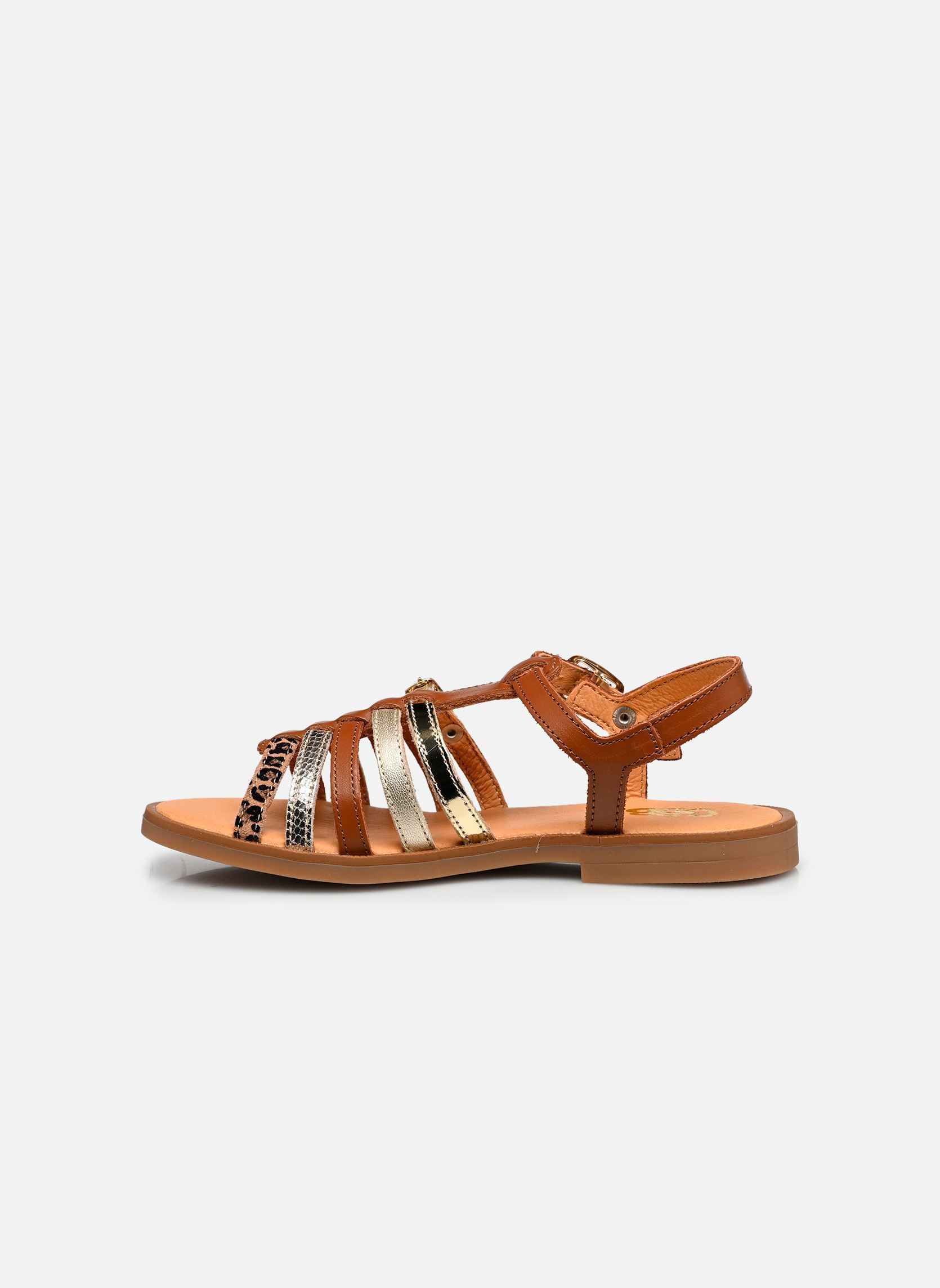 Sandales Bangkok fille marron GBB Sandales Bangkok fille marron VTE CAMEL-OR