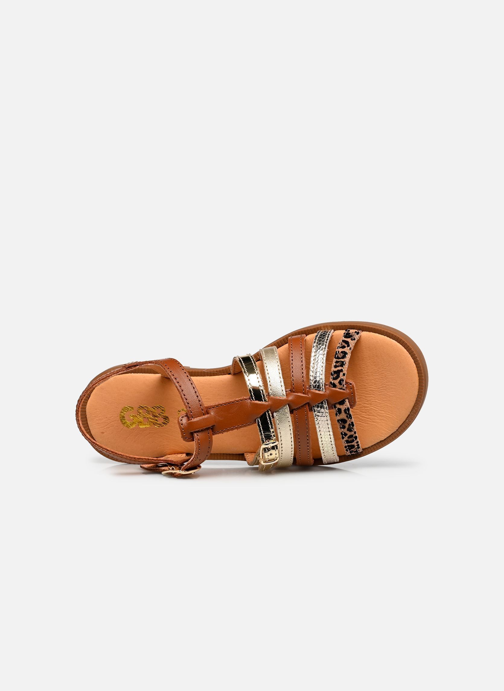 Sandales Bangkok fille marron GBB Sandales Bangkok fille marron VTE CAMEL-OR