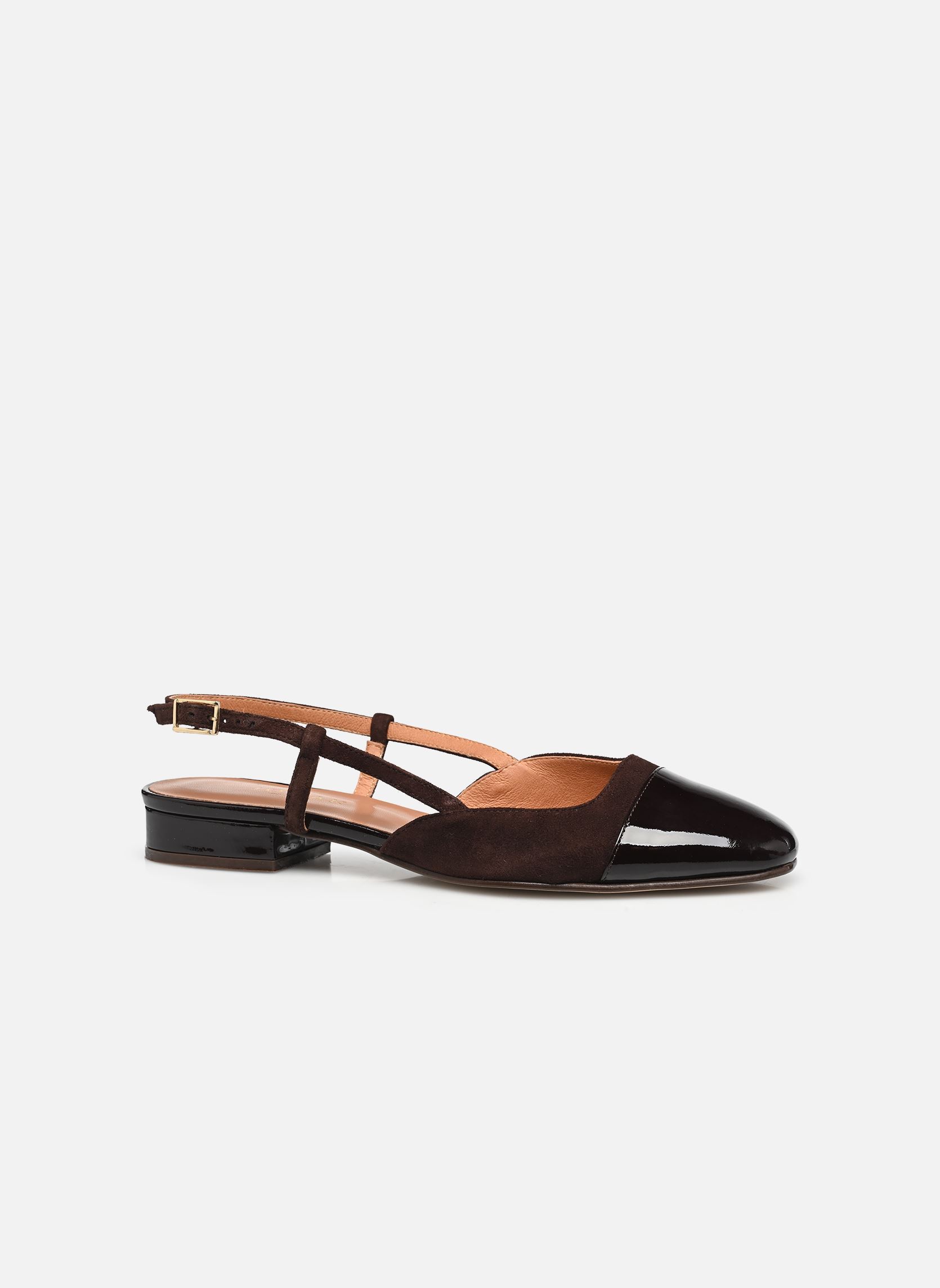 Pumps mit Riemchen DHAPOU damen braun Jonak Pumps mit Riemchen DHAPOU damen braun MARRON FONCÉ/MARRON FONCÉ
