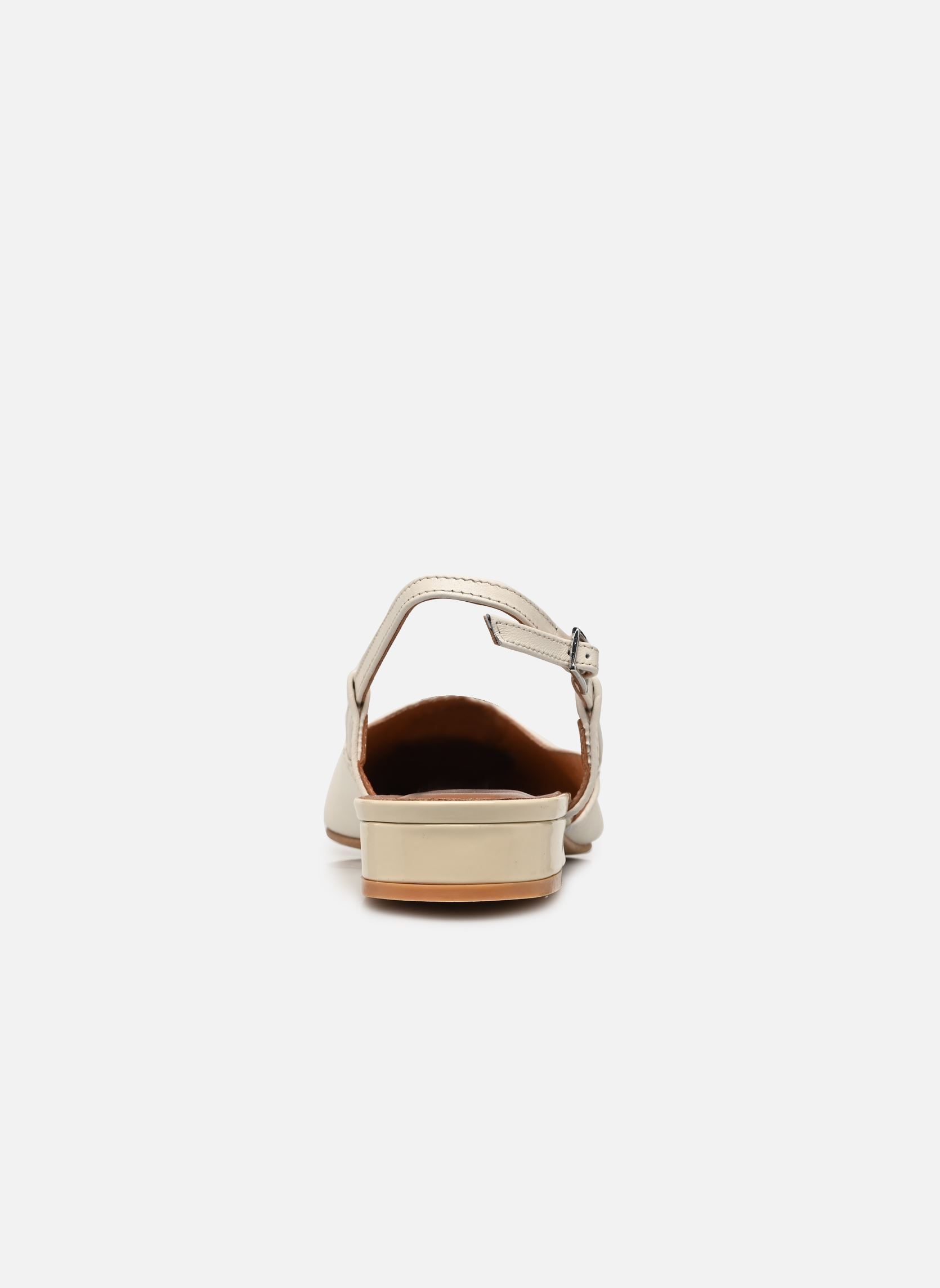 Slingback pumps DHAPOU dames wit Jonak Slingback pumps DHAPOU dames wit VERNIS/CUIR ECRU/ECRU
